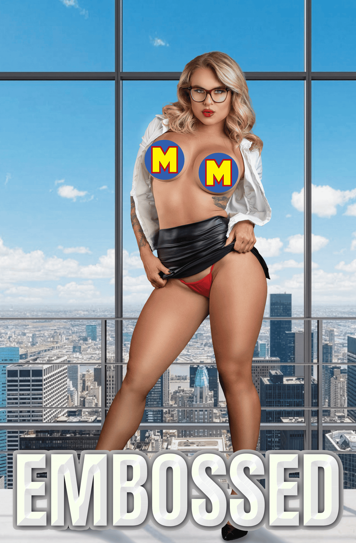MOTLEY MONROE: COSPLAY SHOWCASE - "SUPER" - NAUGHTY - EMBOSSED - LTD 3