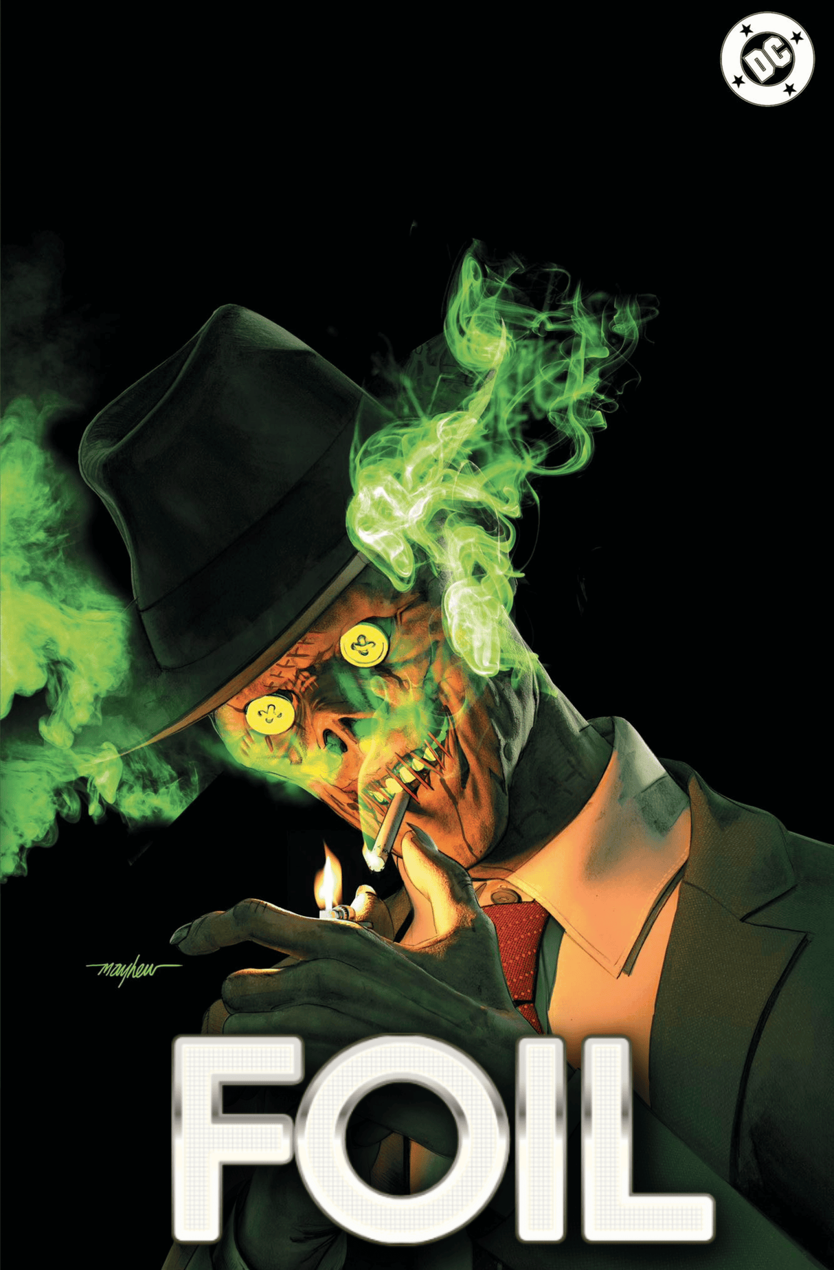 ABSOLUTE BATMAN #21 - MAYHEW - 2 COVER FOIL SET
