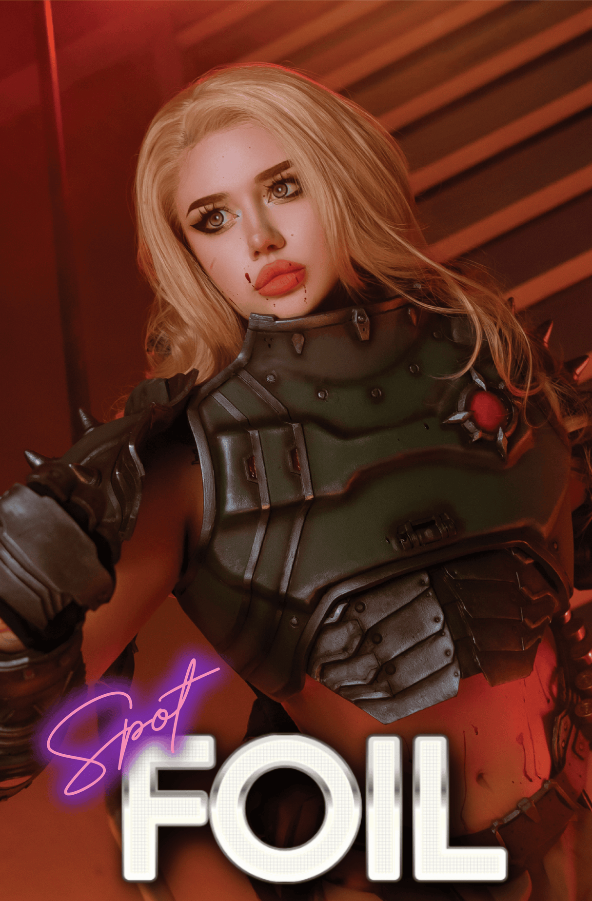 COSPLAY SHOWCASE: KATSUMI TORI - "DOOM GUY" - SECRET SET - NICE - SPOT FOIL - LTD 5