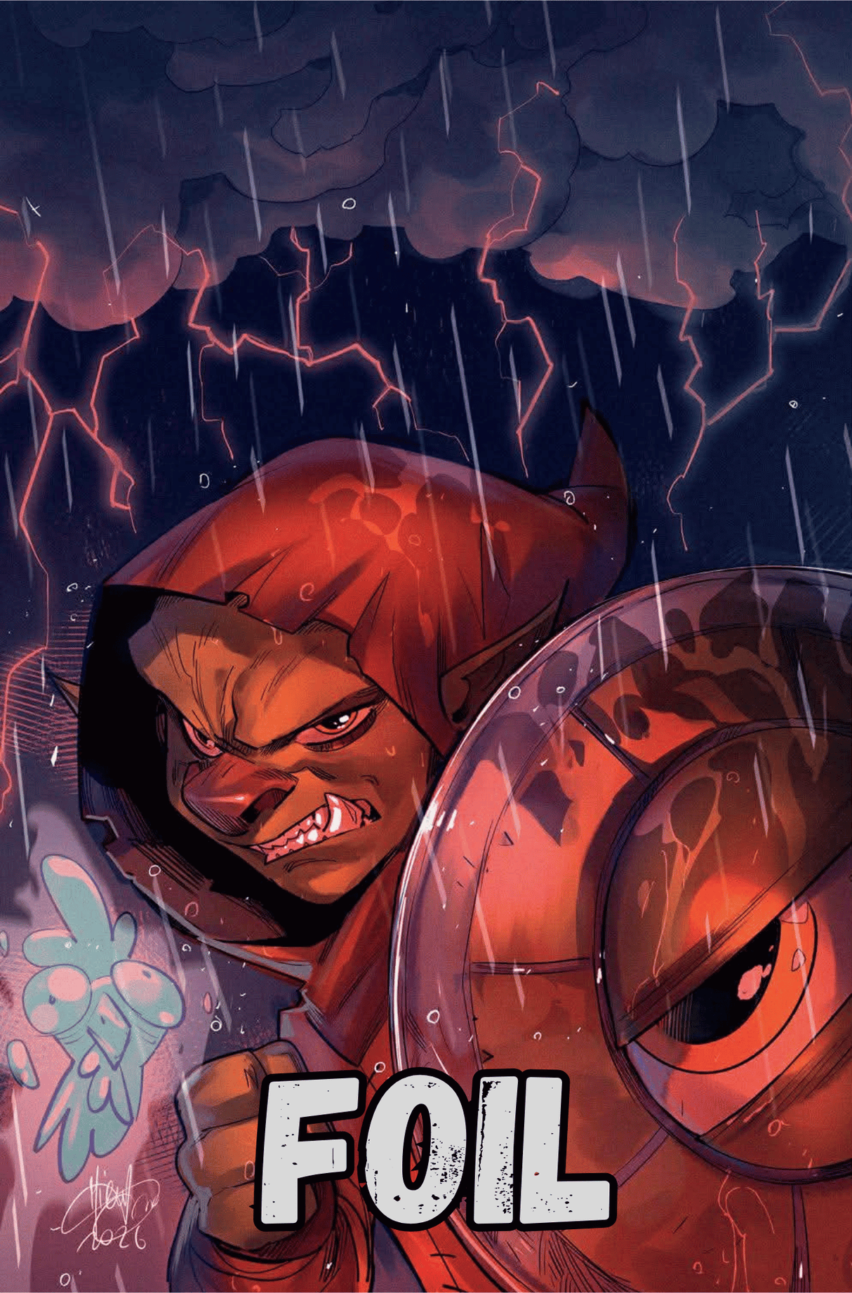 D’ORC #1 FOURTH PRINT - MIRKA ANDOLFO - VIRGIN RED FOIL - LTD 500