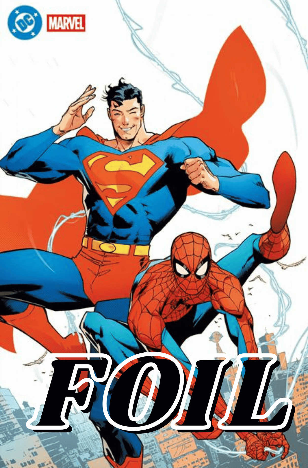 DC MARVEL SUPERMAN SPIDER-MAN #1 - CVR Y - JORGE JIMENEZ FOIL - (RELEASE: 3/25/26)