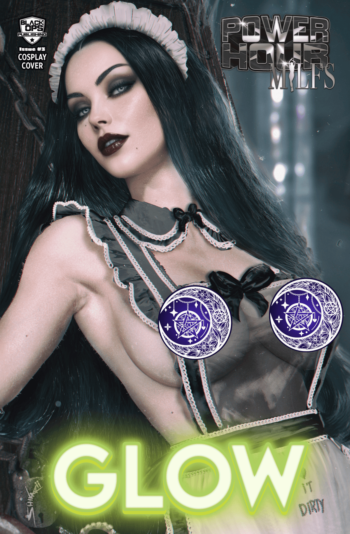 POWER HOUR #3 - SHIKARII MILFS "TISH" - UP CLOSE COSTUME SHEER - GITD - LTD 3