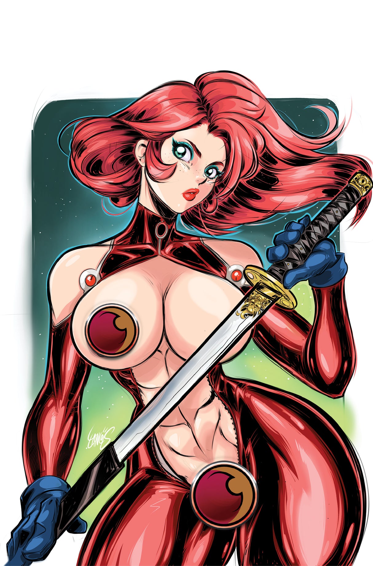 JESSI ZOMBIE HUNTER #2 - ONELOUSYCAT LLANOS - "BUSHWHACKER" - FULL NAUGHTY