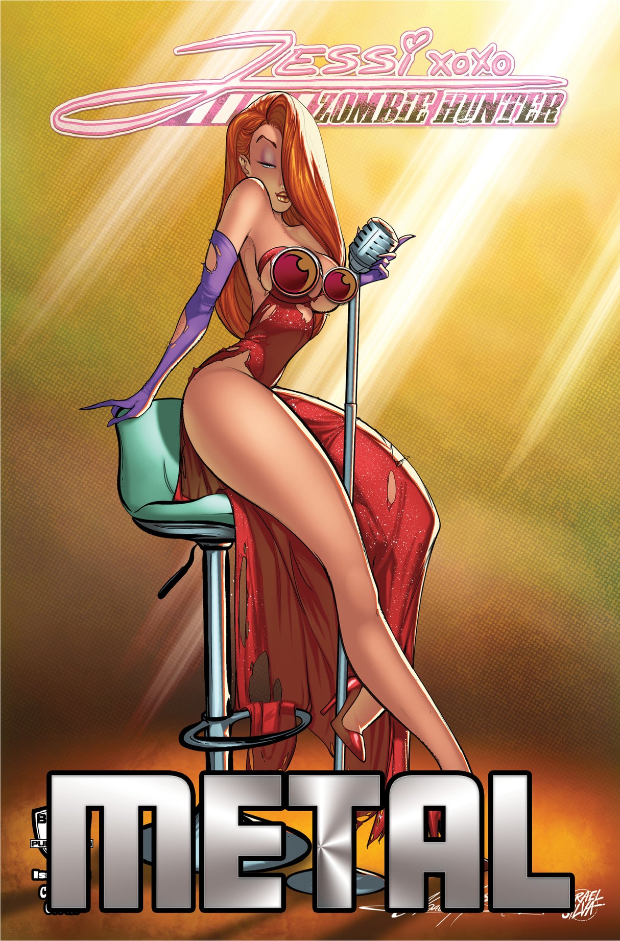 JESSI ZOMBIE HUNTER #2 - NARCELIO SOUSA - "VOXY LADY" - TRADE NAUGHTY METAL