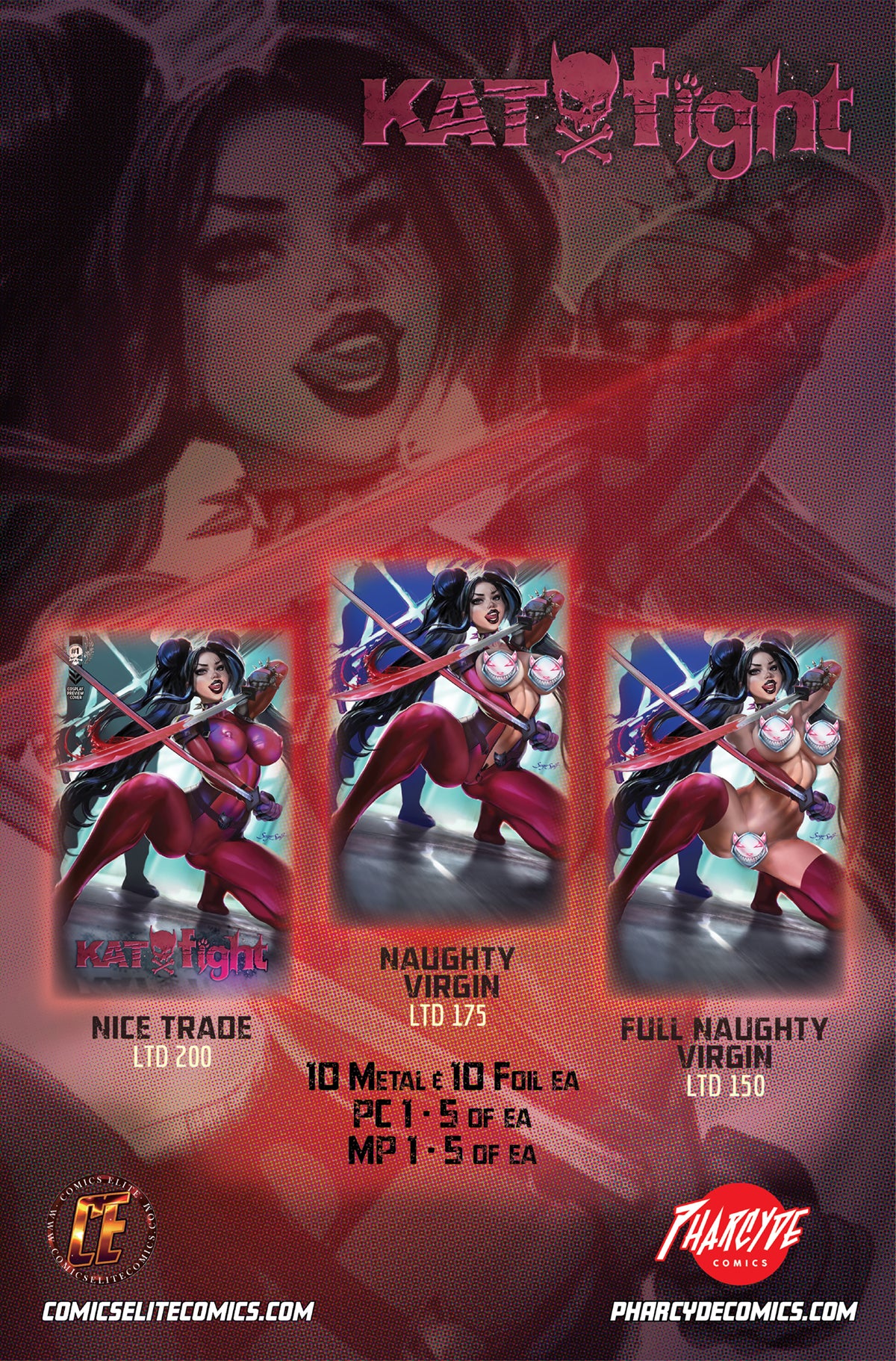 KATFIGHT #1 PREVIEW - "SLICE & DICE" SUGAR SPITT TRADE LTD 200