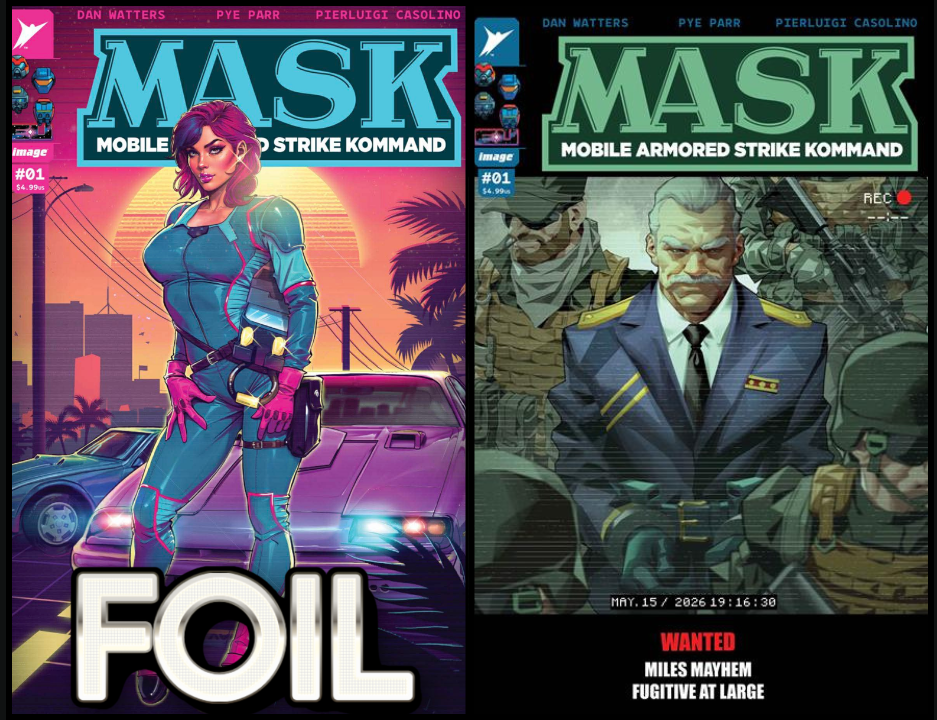 MASK #1 - CEDRIC POULAT - TRADE FOIL & 1:25 RATIO - (RELEASE: 6/10/26)