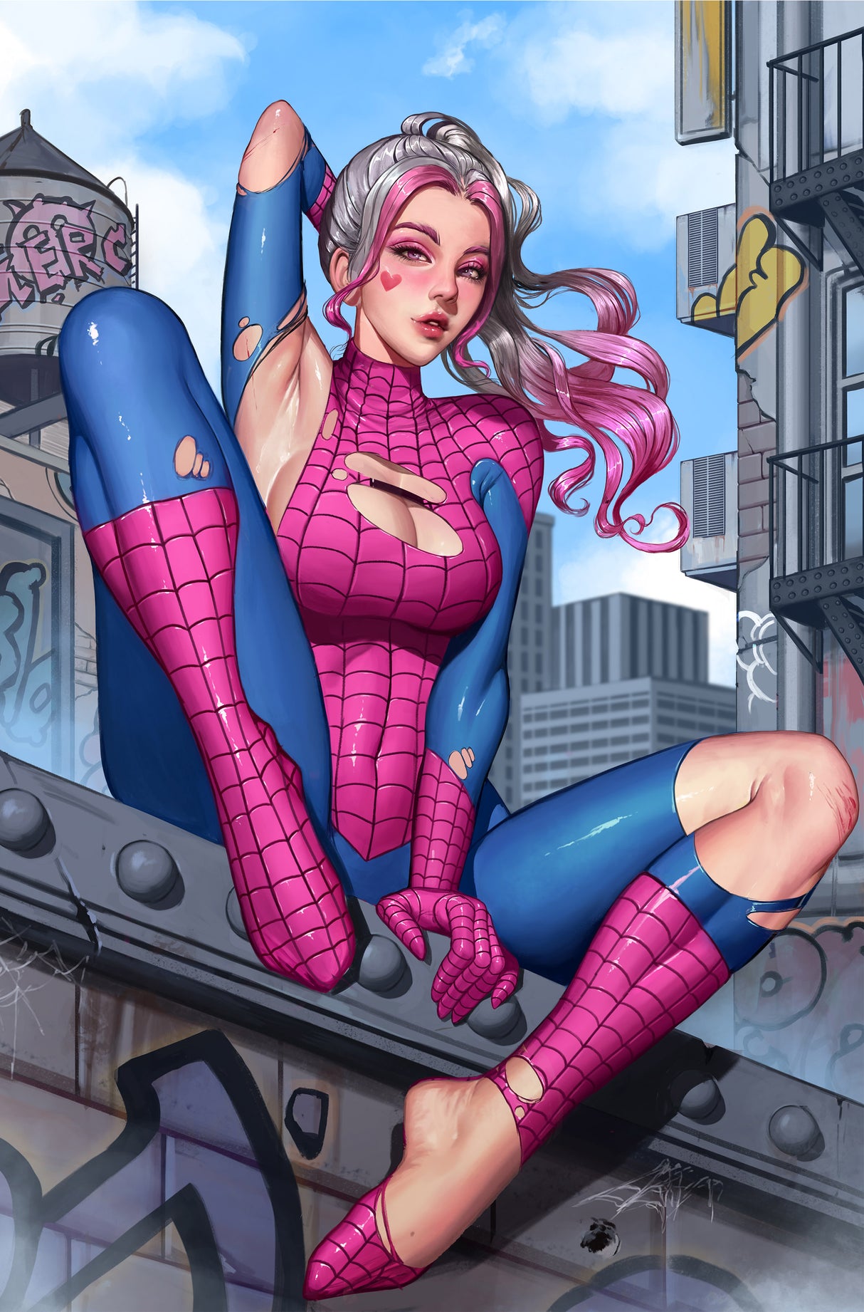 MISS MEOW #4 - DRAVACUS - SPIDER TORE-UP - LTD 225