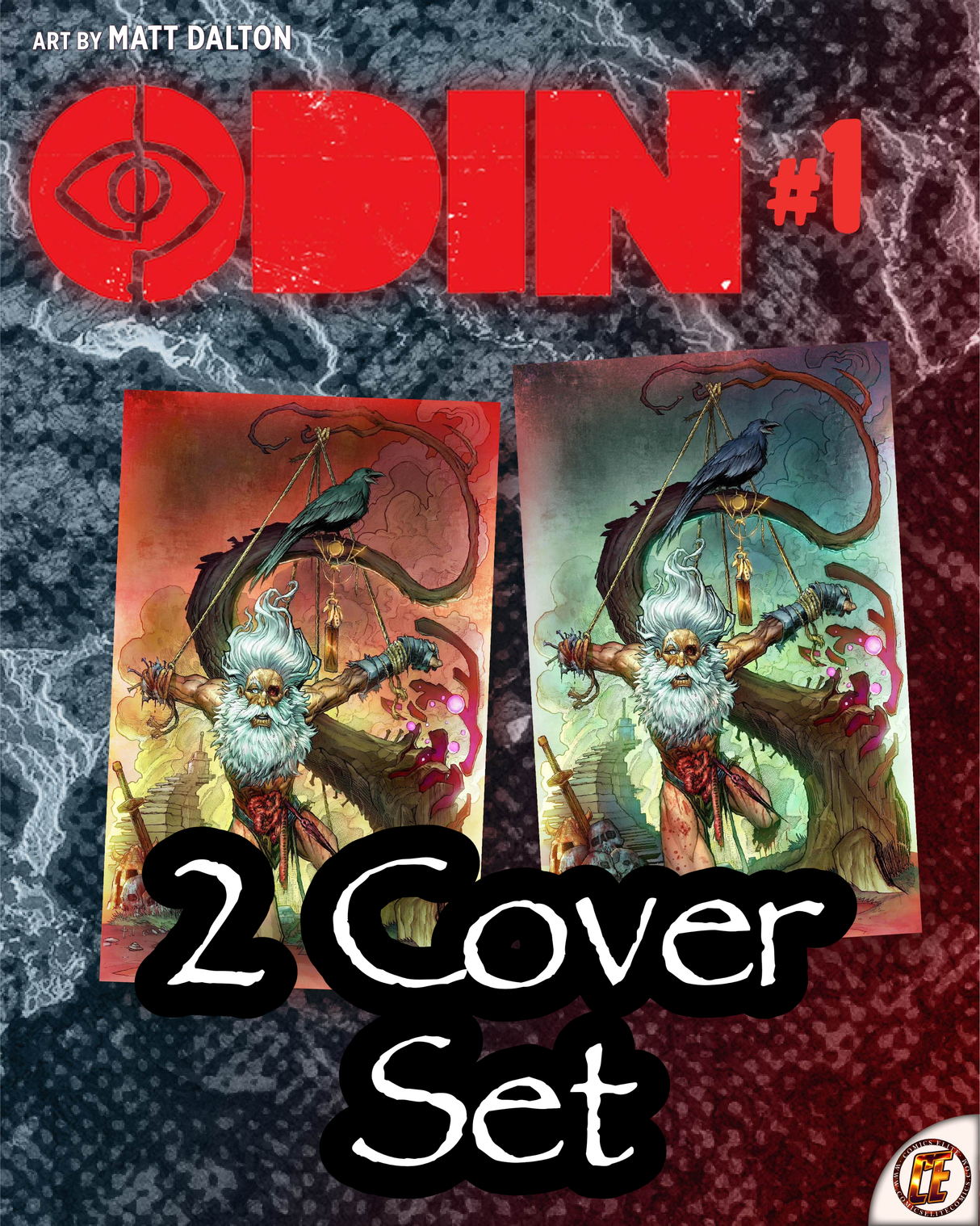 ODIN #1 - MATT DALTON - 2 COVER SET - LIMITED TO 500