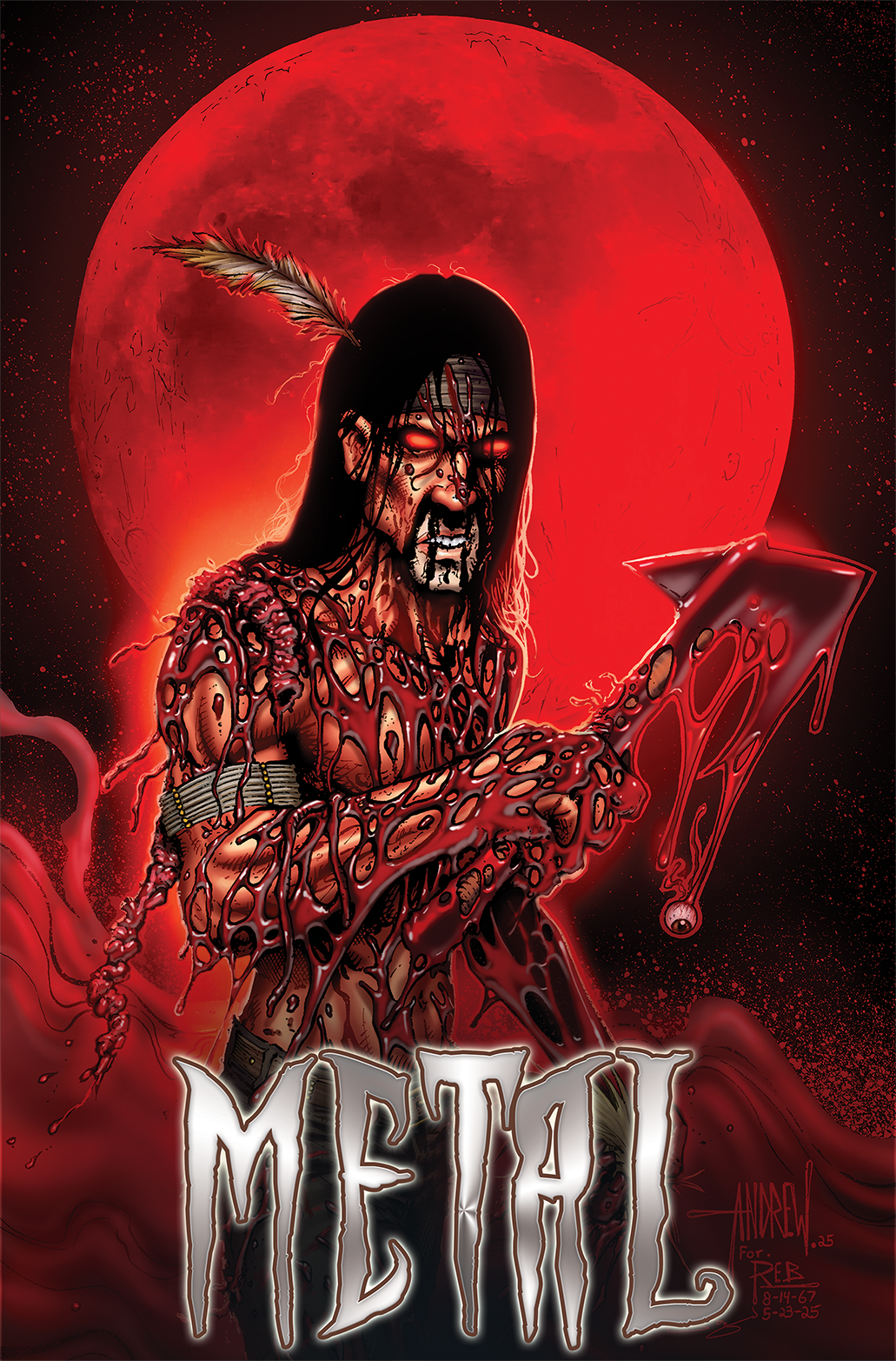 SEEDS OF EVIL #1 MANGUM - VIRGIN METAL - KICKSTARTER EDITION