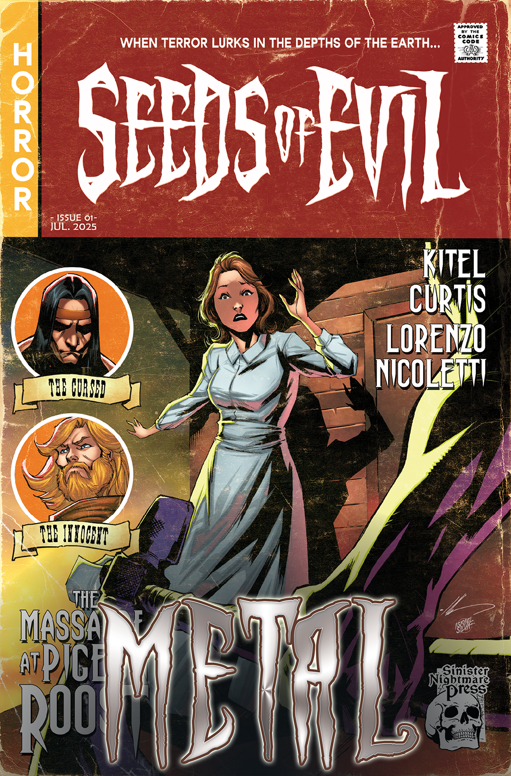 SEEDS OF EVIL #1 GARZA - TRADE METAL - KICKSTARTER EDITION
