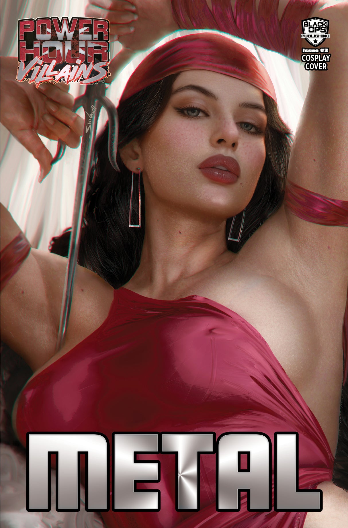 POWER HOUR #3 SHIKARII "RED NINJA" - UP CLOSE NICE METAL - LTD 15