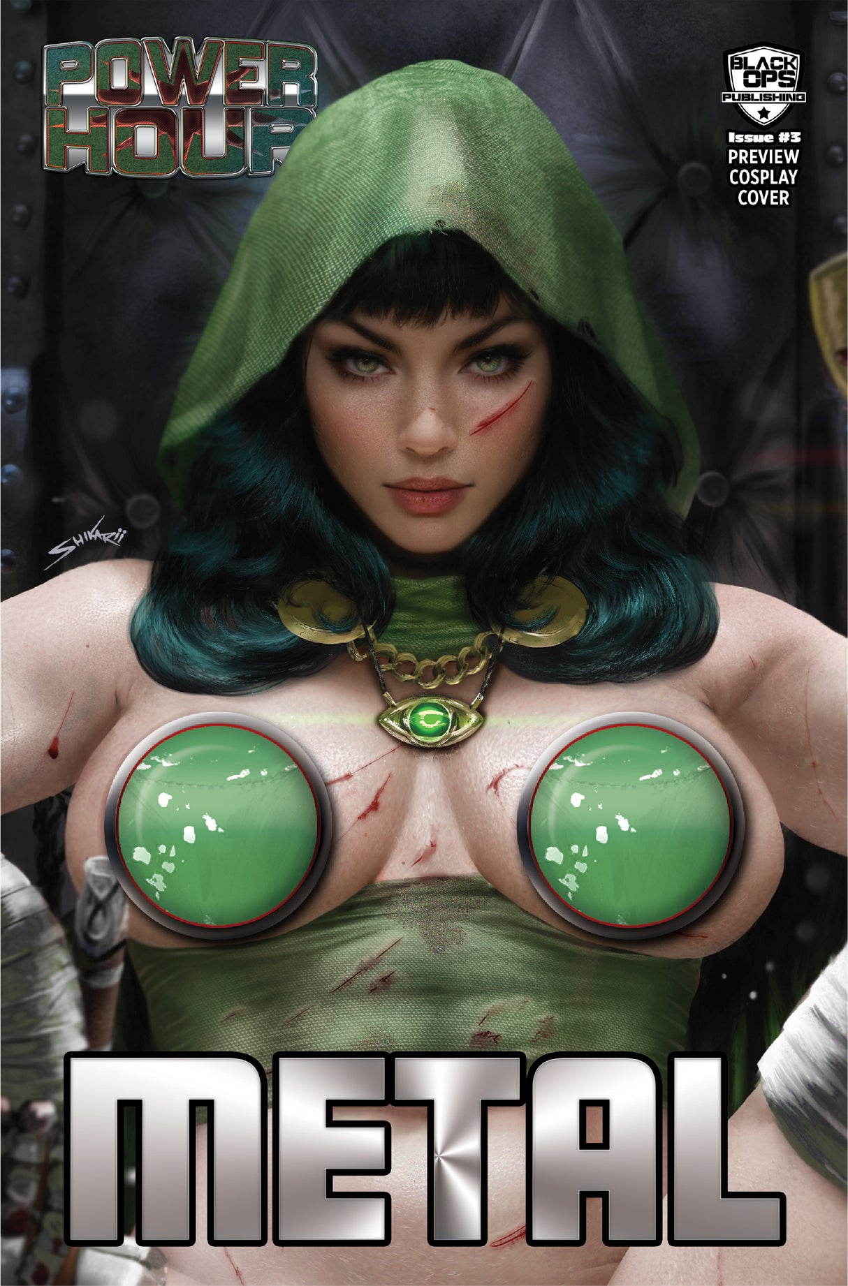 Power Hour #3 PREVIEW - Shikarii "God Queen" - Up-Close Naughty Battle Damage Metal LTD 25