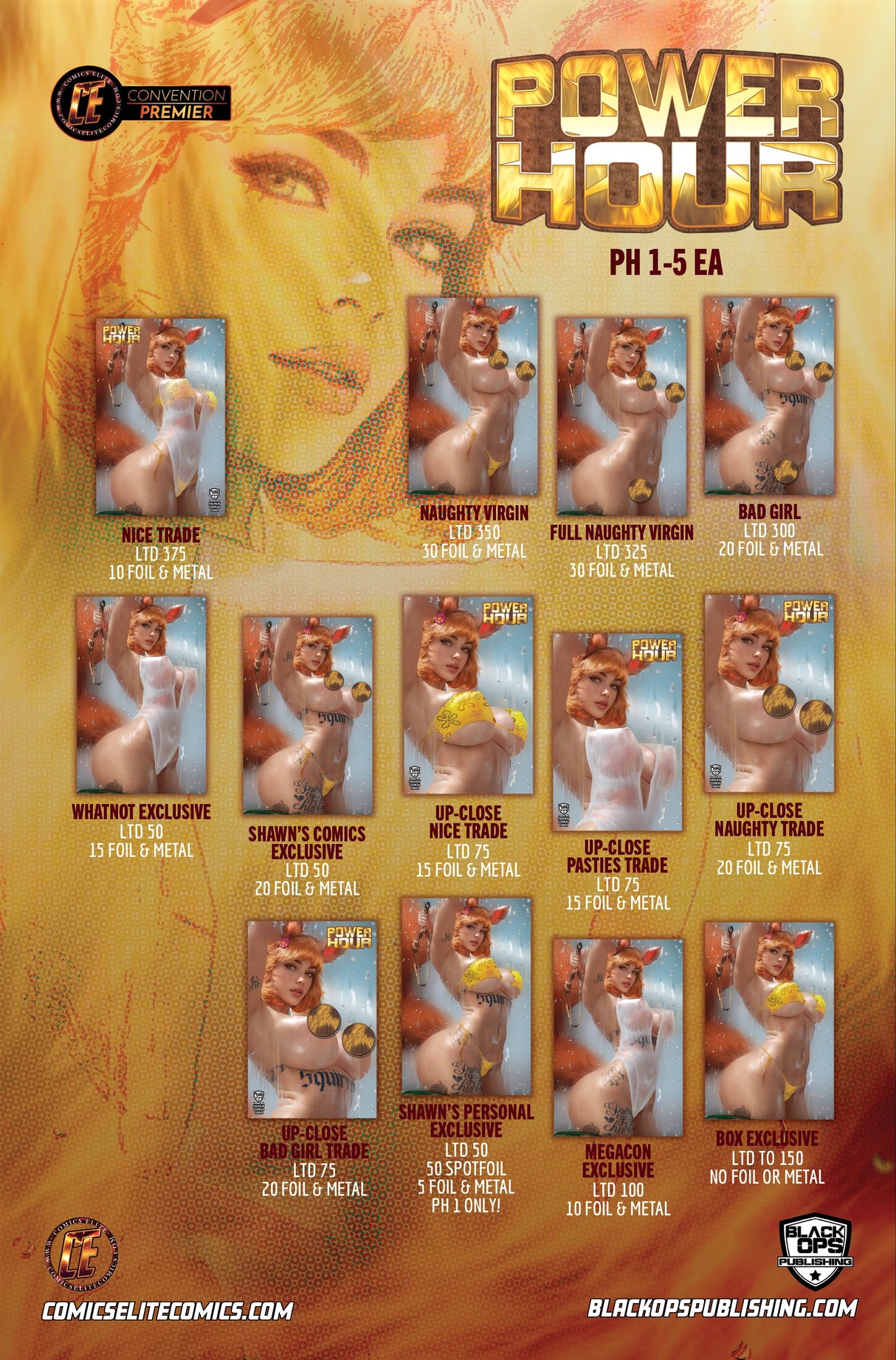 POWER HOUR #3 PREVIEW - SHIKARII "NUTS" - SHAWN'S PERSONAL - BIKINI SPOT FOIL - LTD 50