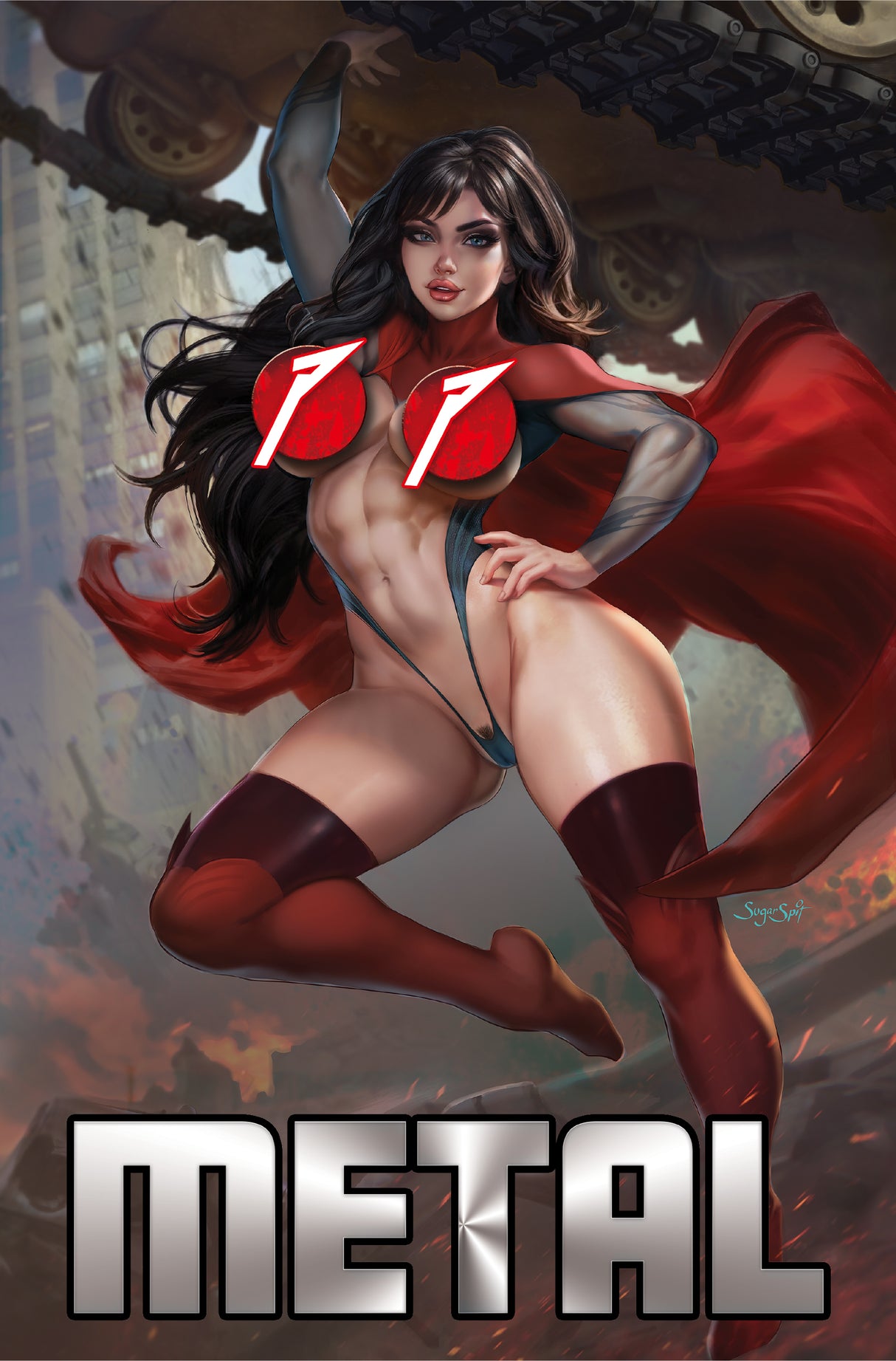 POWER HOUR #3 PREVIEW - SUGAR SPIT "SUPER LADY" - NAUGHTY METAL - LTD 30