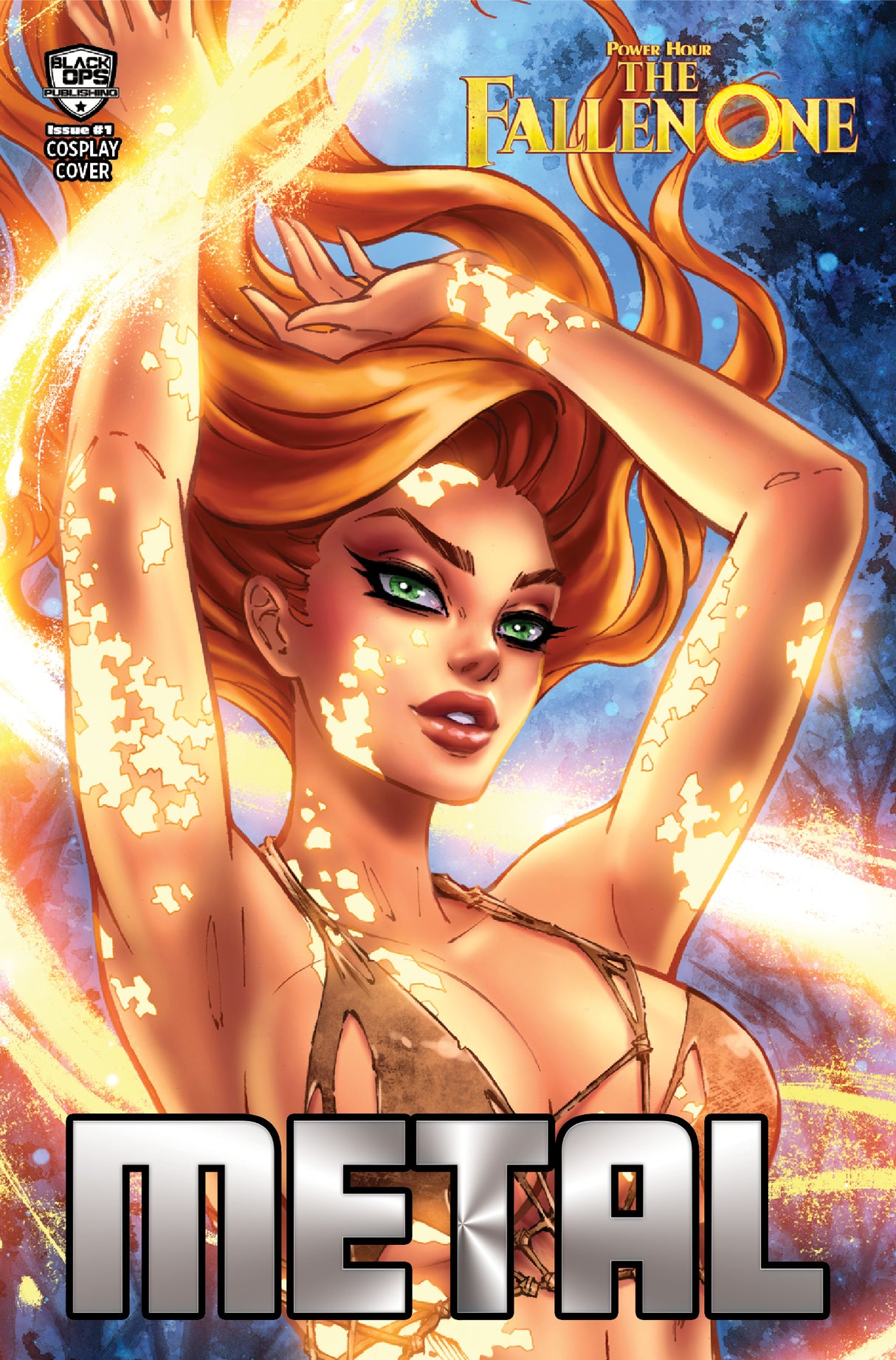 POWER HOUR: THE FALLEN ONE #1 - DAWN MCTEIGUE - MEGACON - BIKINI UP-CLOSE TD - METAL- LTD 10