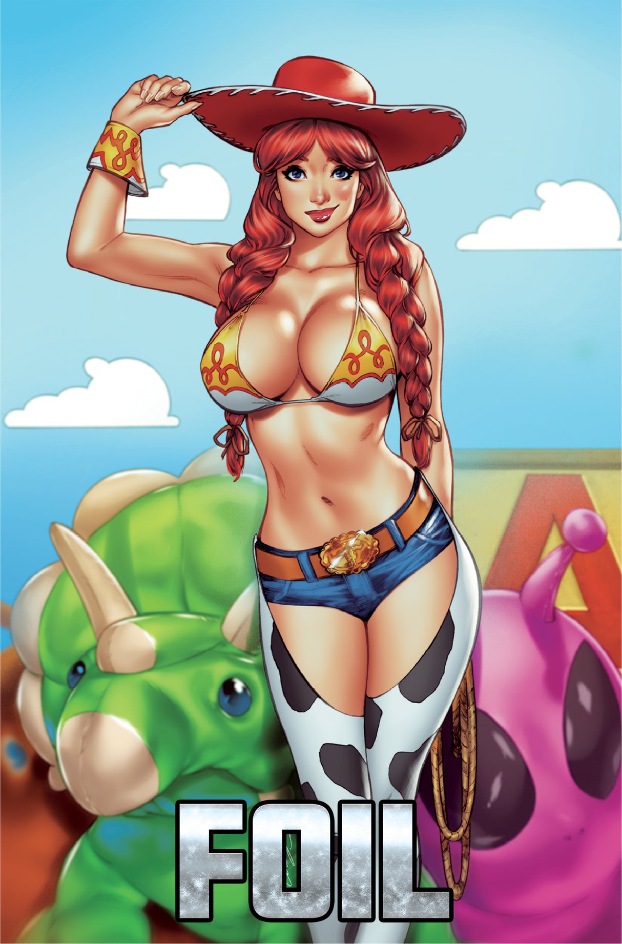 POWER HOUR #3 PREVIEW "TOY BOX" ELIAS CHATZOUDIS - MEGACON EXCLUSIVE - BIKINI FOIL - LTD 10