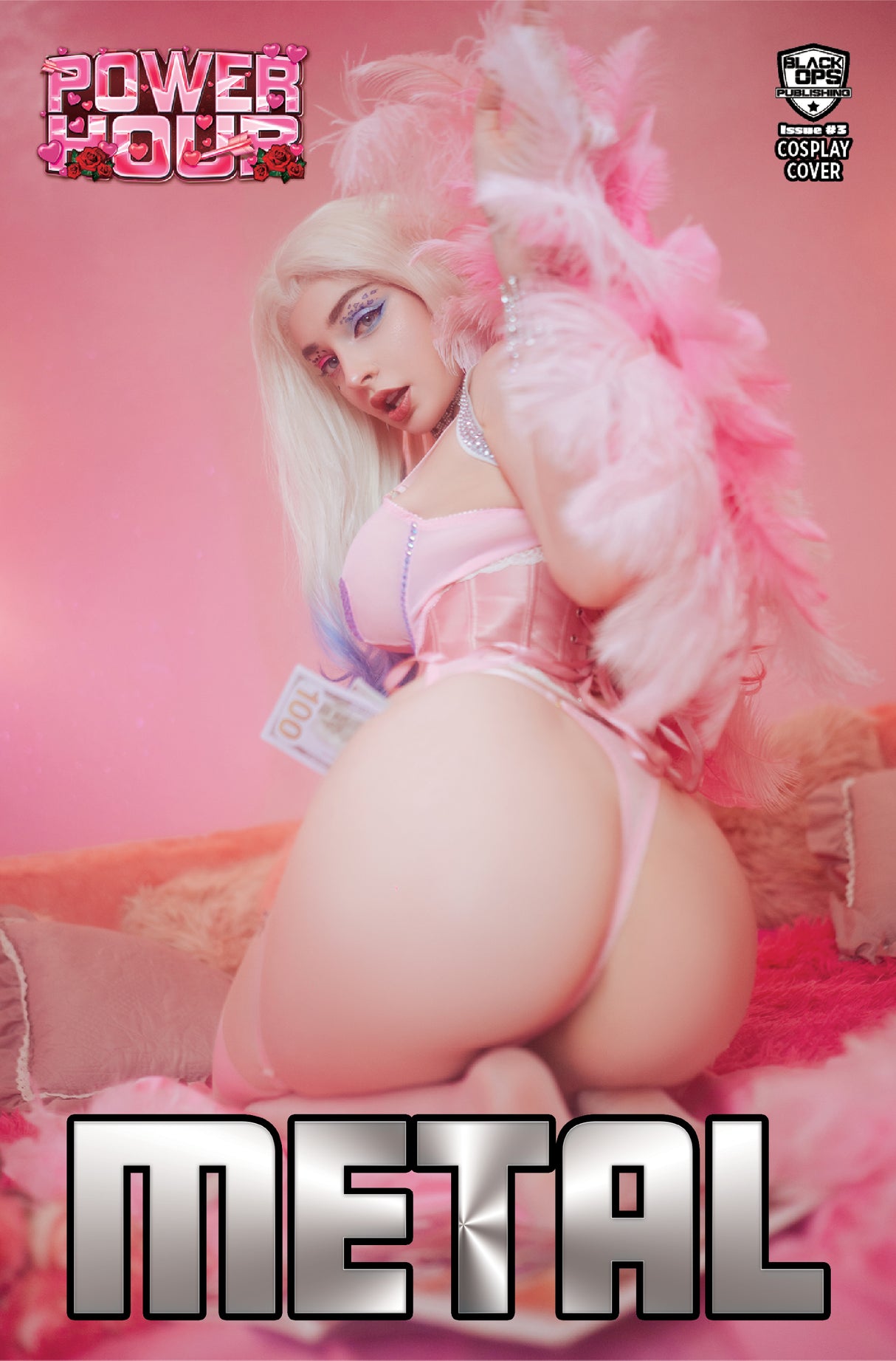 POWER HOUR #3 DARIA HIME COSPLAY - "VALENTINE" - BOOTIE METAL - LTD 5