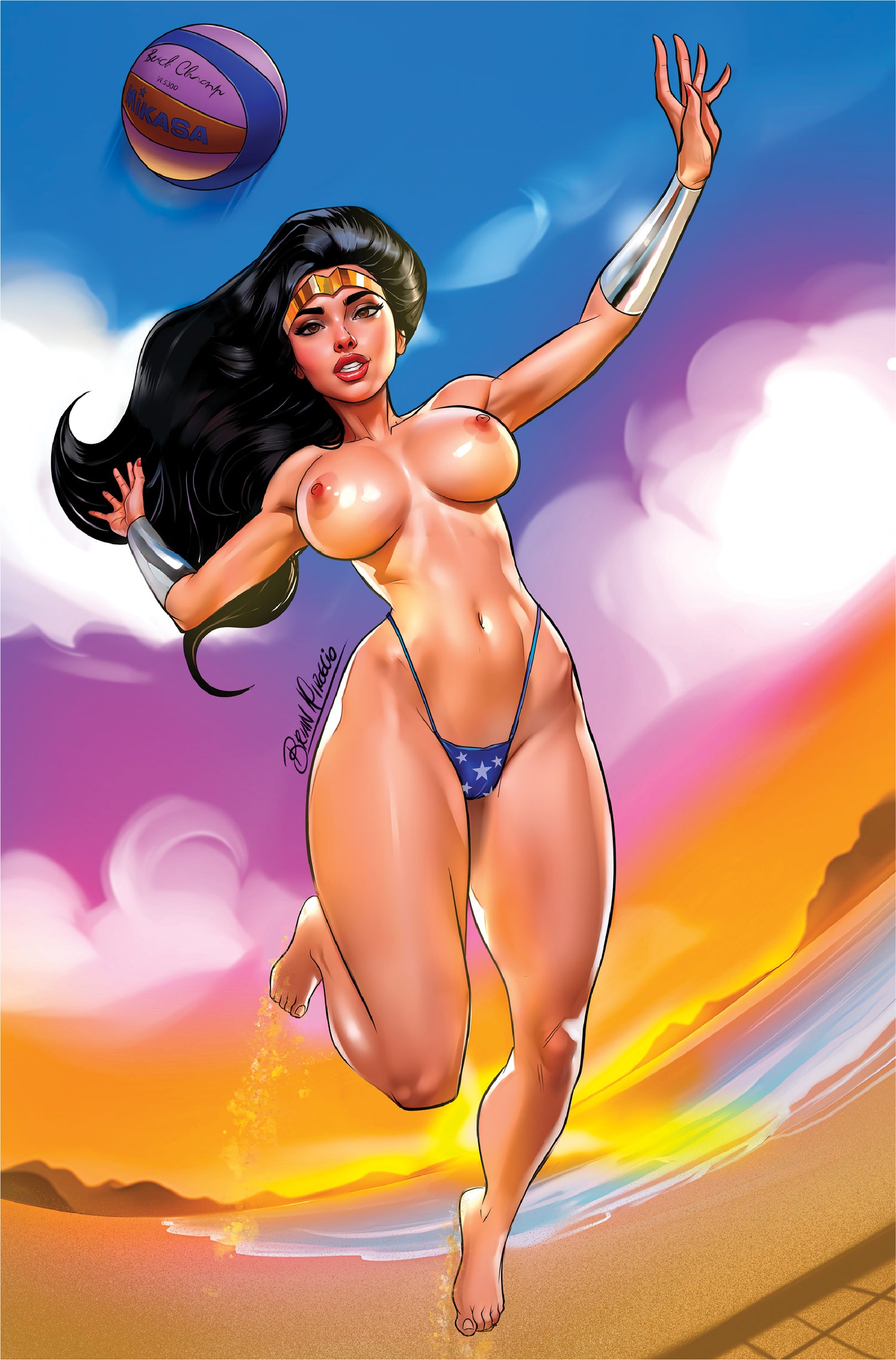 POWER HOUR #2 - "VOLLEY GIRL" VIRGIN TOPLESS METAL LTD 10
