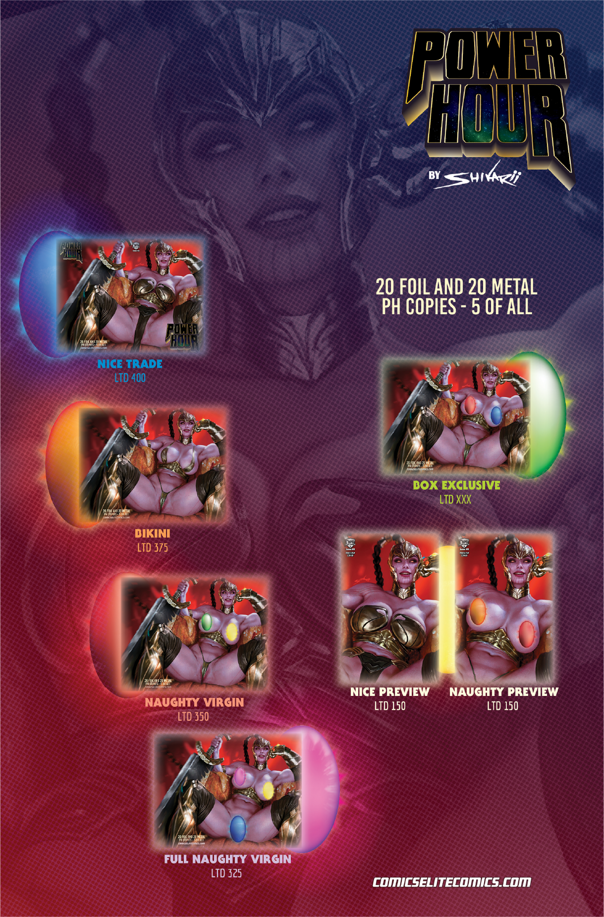 POWER HOUR #2 - SHIKARII PUMPKIN QUEEN CLOSEUP NICE FOIL - LTD 20
