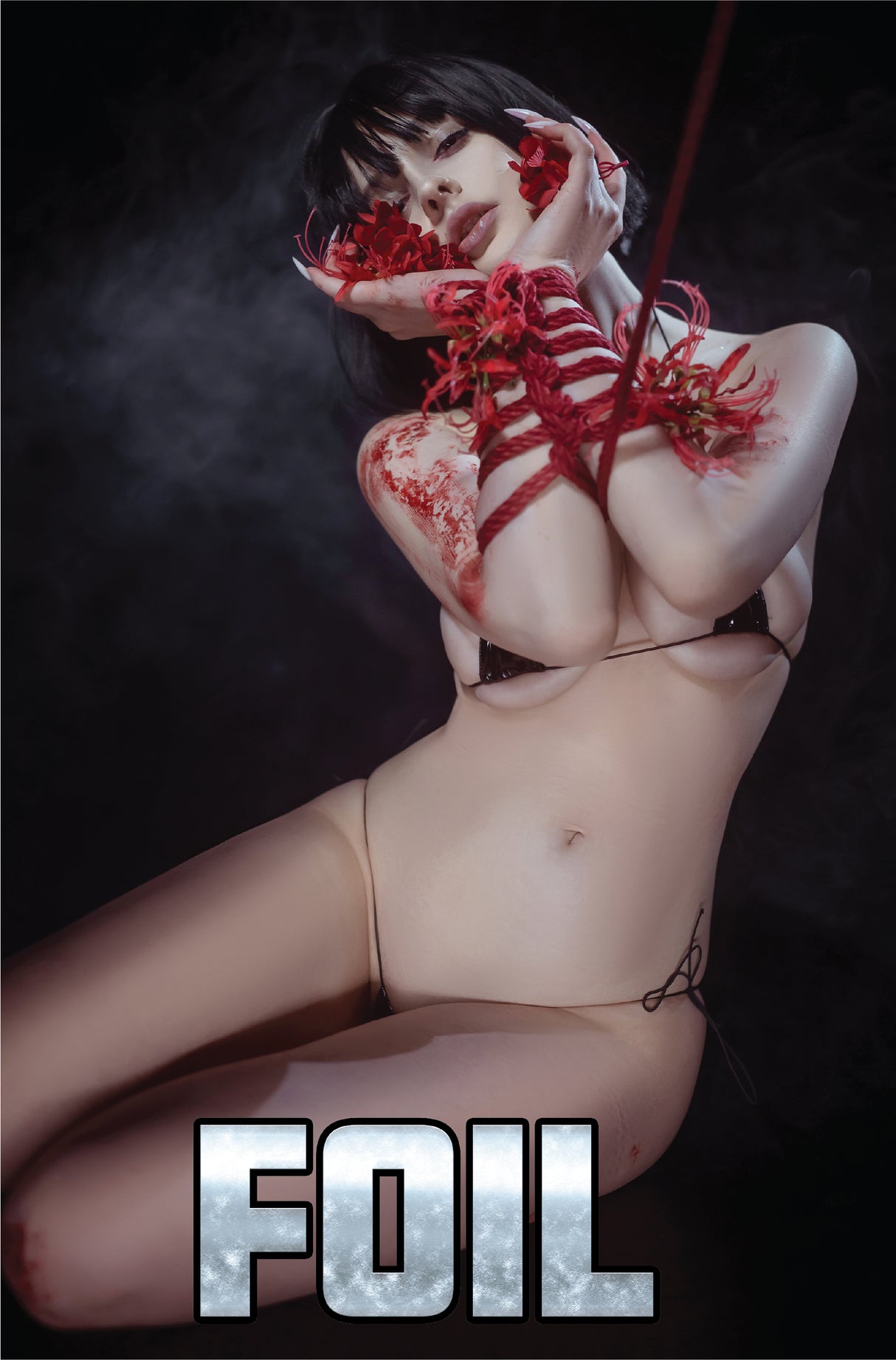 POWER HOUR: RISE OF THE WITCH #1 DARIA HIME "SILENT" COSPLAY - BOUND BIKINI FOIL - LTD 5