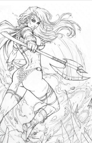 RED SONJA #19 - DAWN MCTEIGUE - Ltd 500