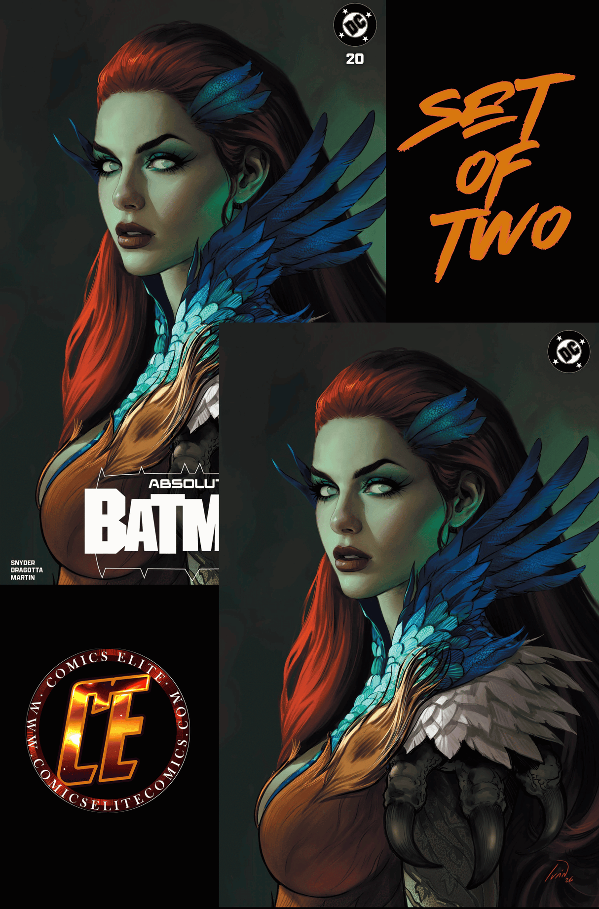 ABSOLUTE BATMAN #20 - IVAN TALAVERA - TRADE & VIRGIN SET *KEY ISSUE* - LTD 1000