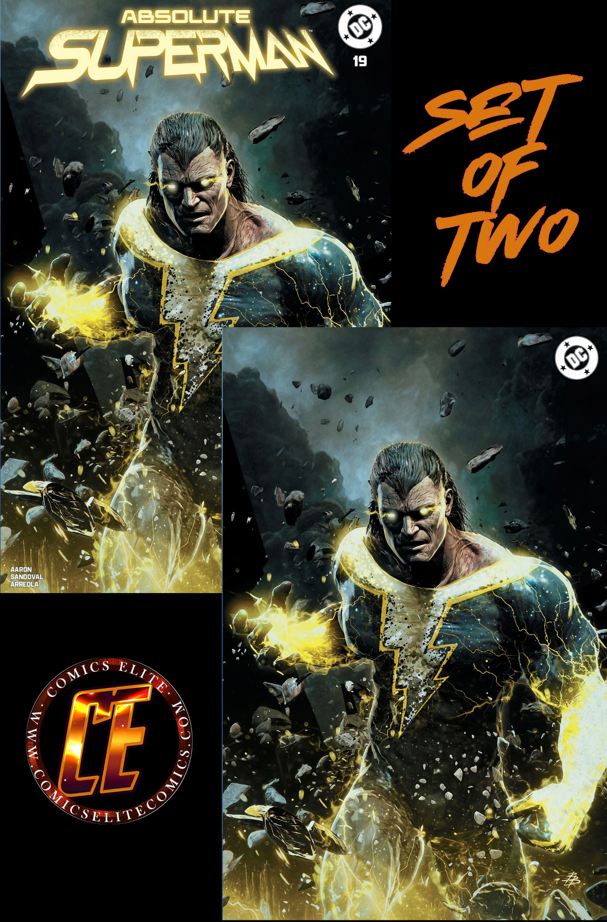 ABSOLUTE SUPERMAN #19 - BJORN BARENDS - SET OF TWO - LTD 1000