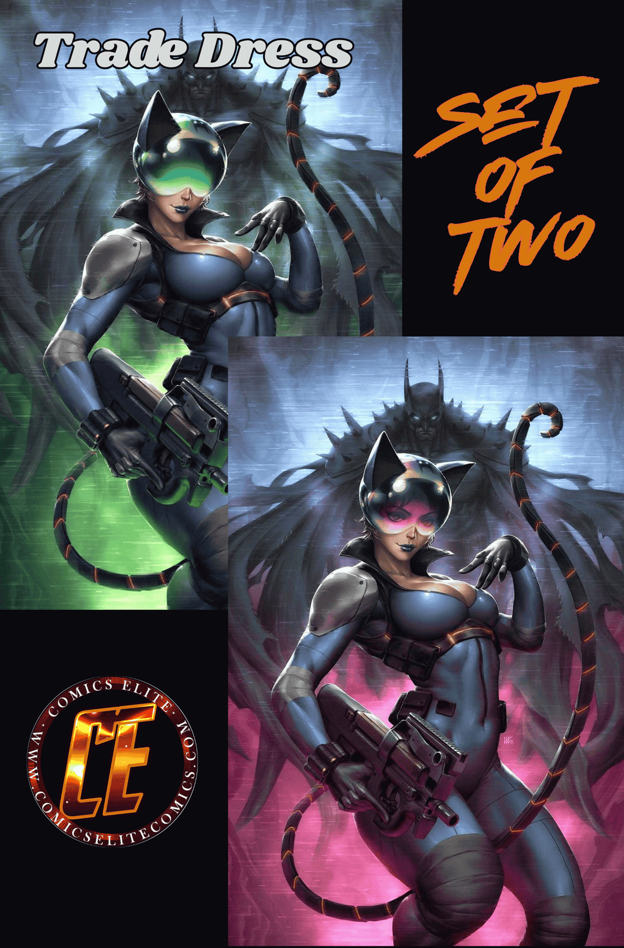 ABSOLUTE CATWOMAN #1 - KUNKKA - TRADE & VIRGIN - Ltd 1000