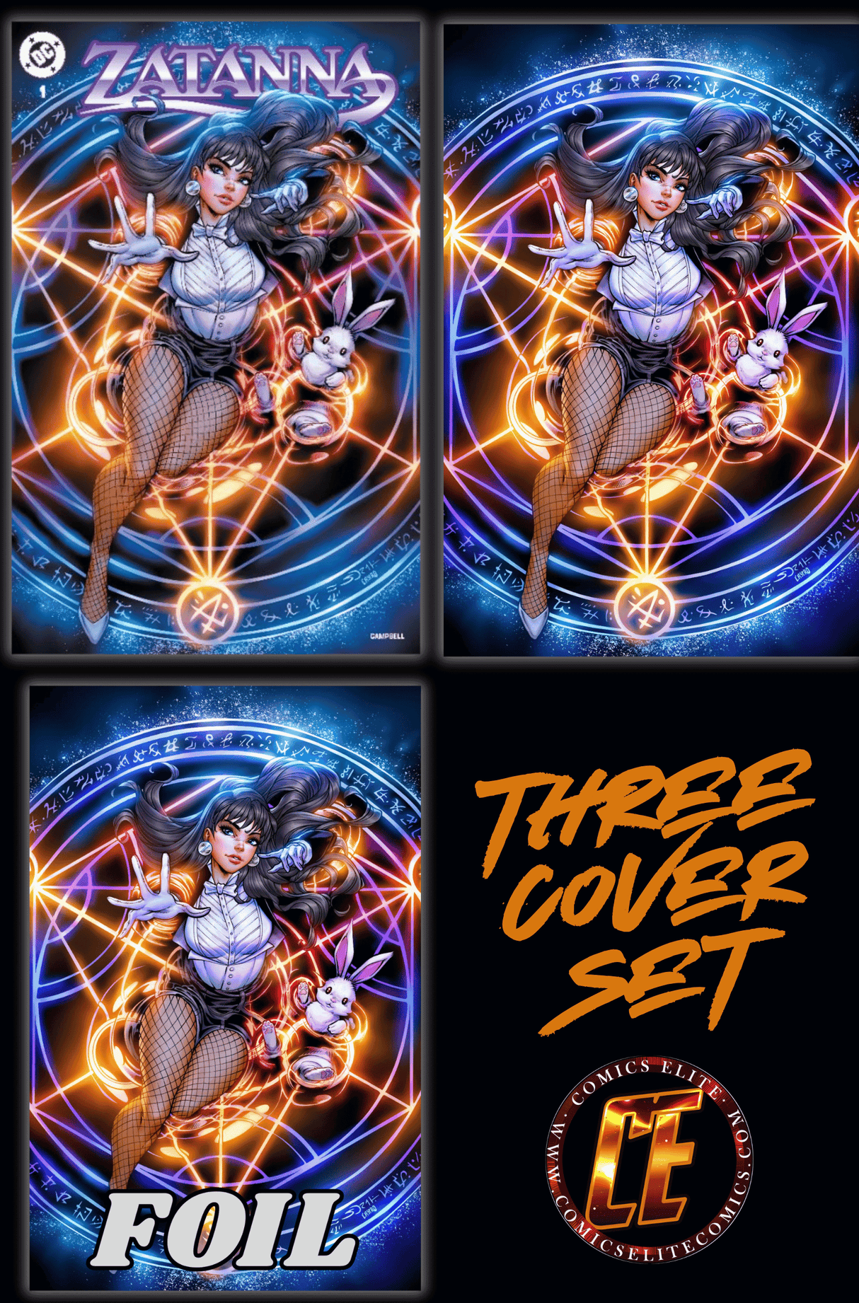 ZATANNA #1 - SORAH SUHNG - SET OF 3 - LTD 1000