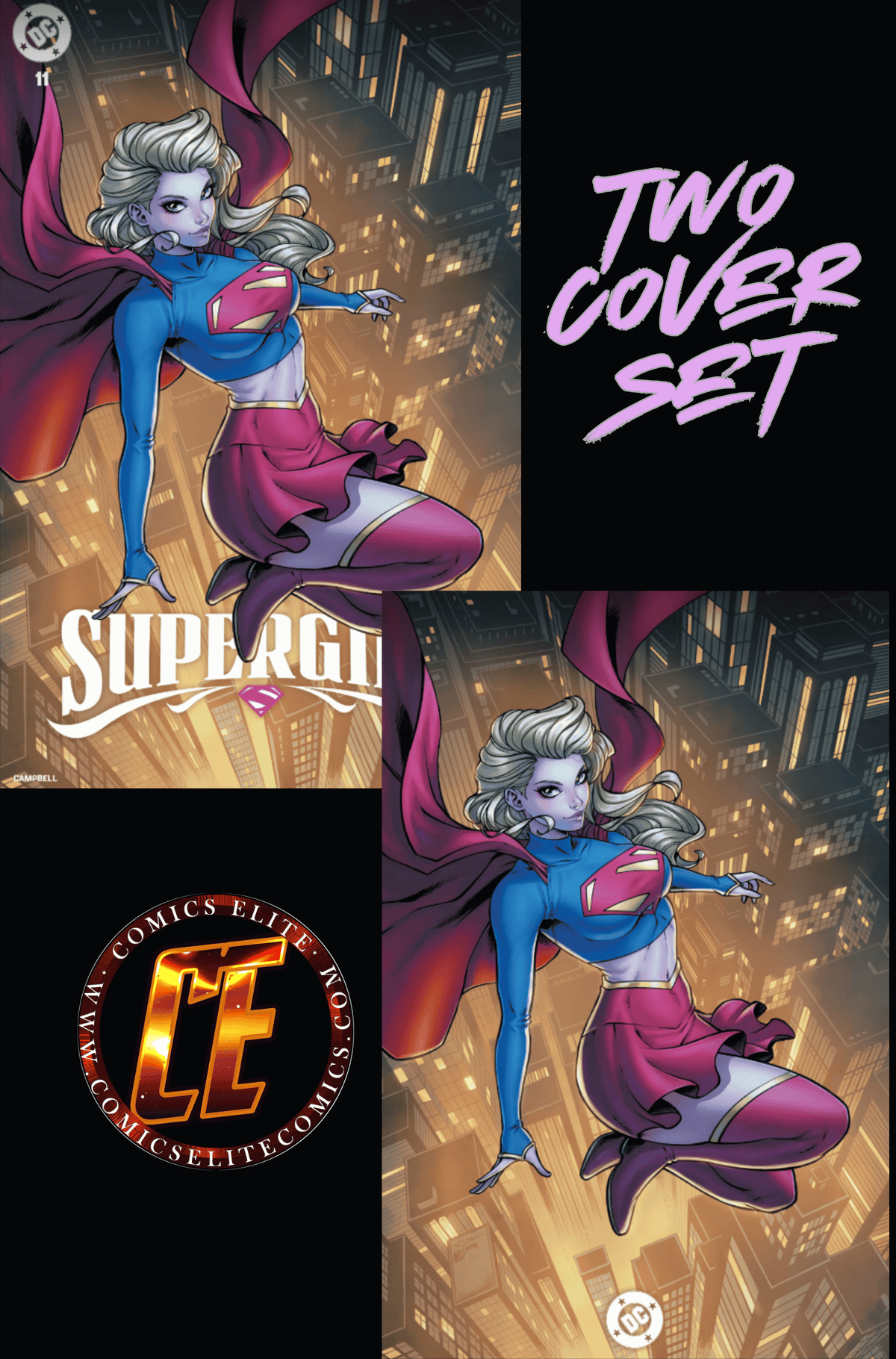 SUPERGIRL #11 - SORAH SUHNG - ALPHA EXCLUSIVE - SET - LTD 1000