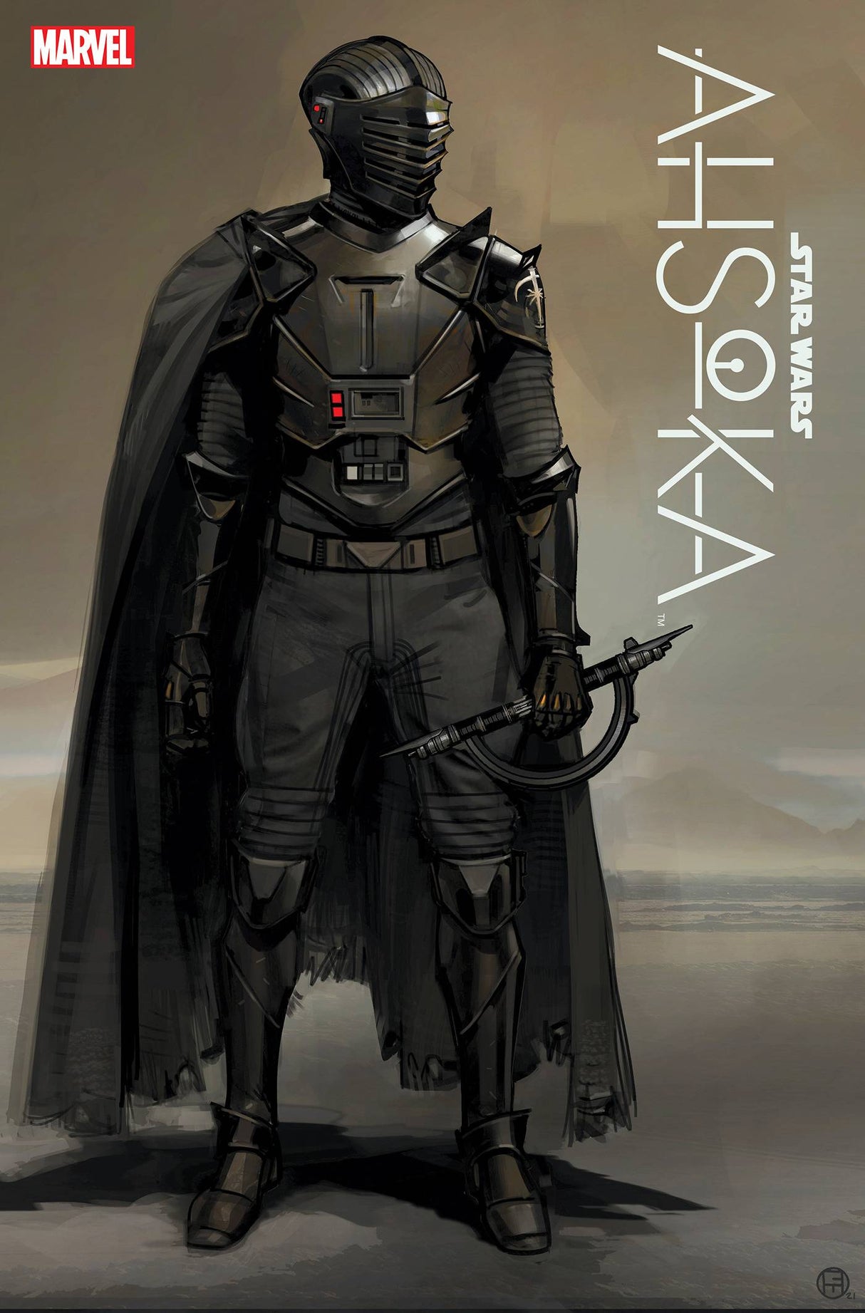 STAR WARS: AHSOKA #4 - 1:10 Concept Art Ratio