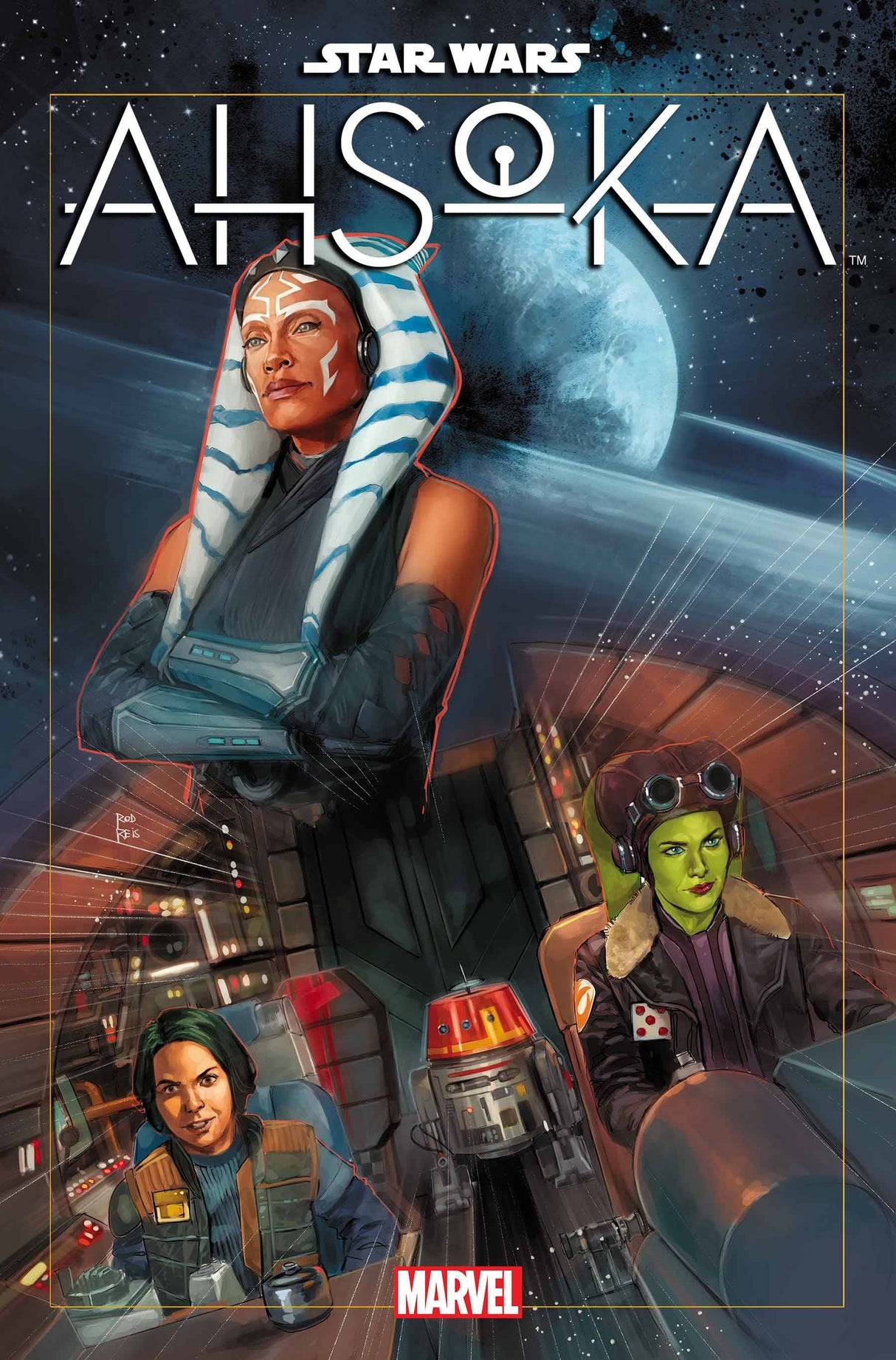 STAR WARS: AHSOKA #4 - 1:25 Rod Reis Ratio Variant