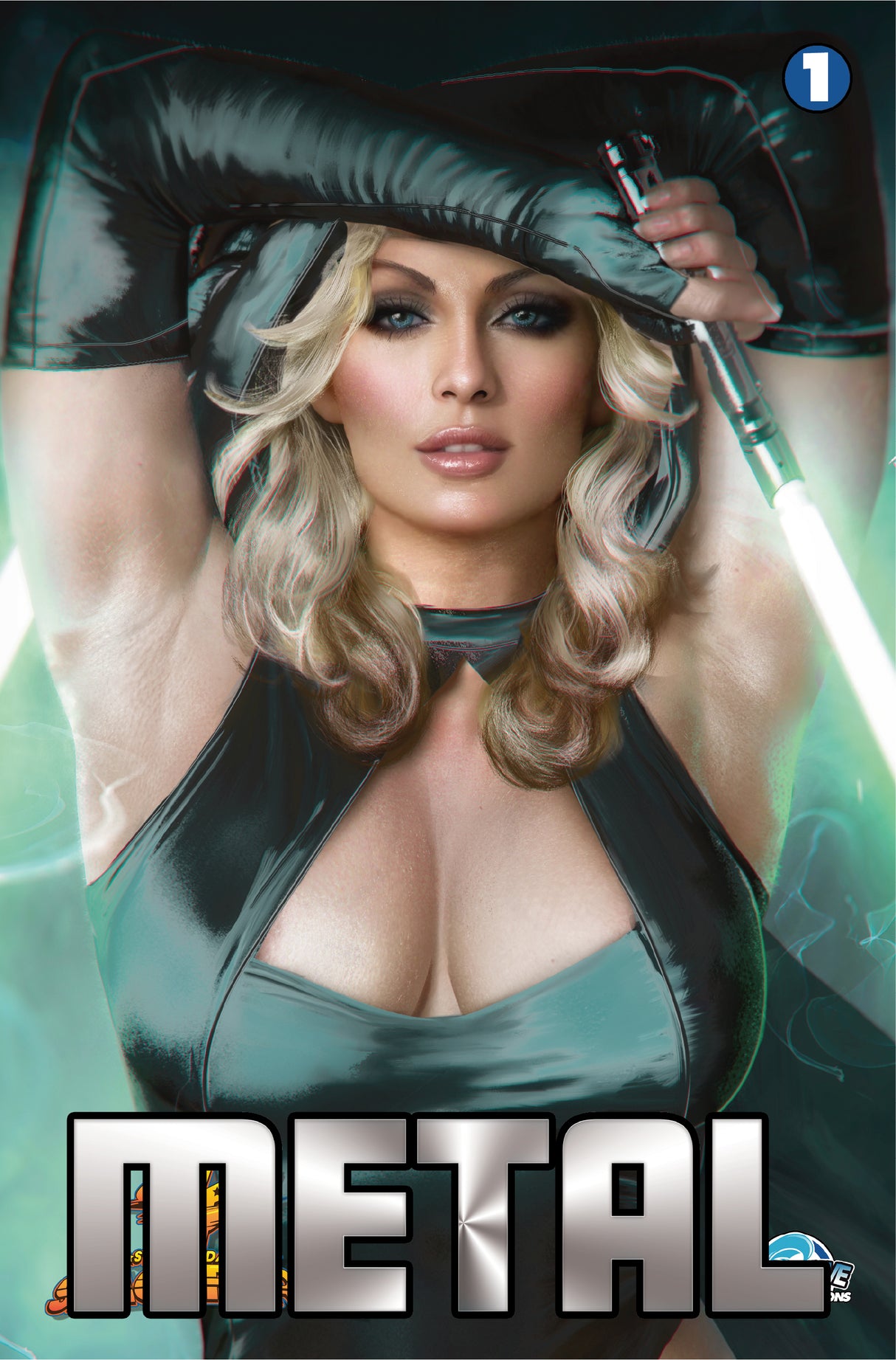 STORMY DANIELS: SPACE FORCE #1 - SHIKARII - CLOSE-UP NICE BLACK METAL - LTD 25