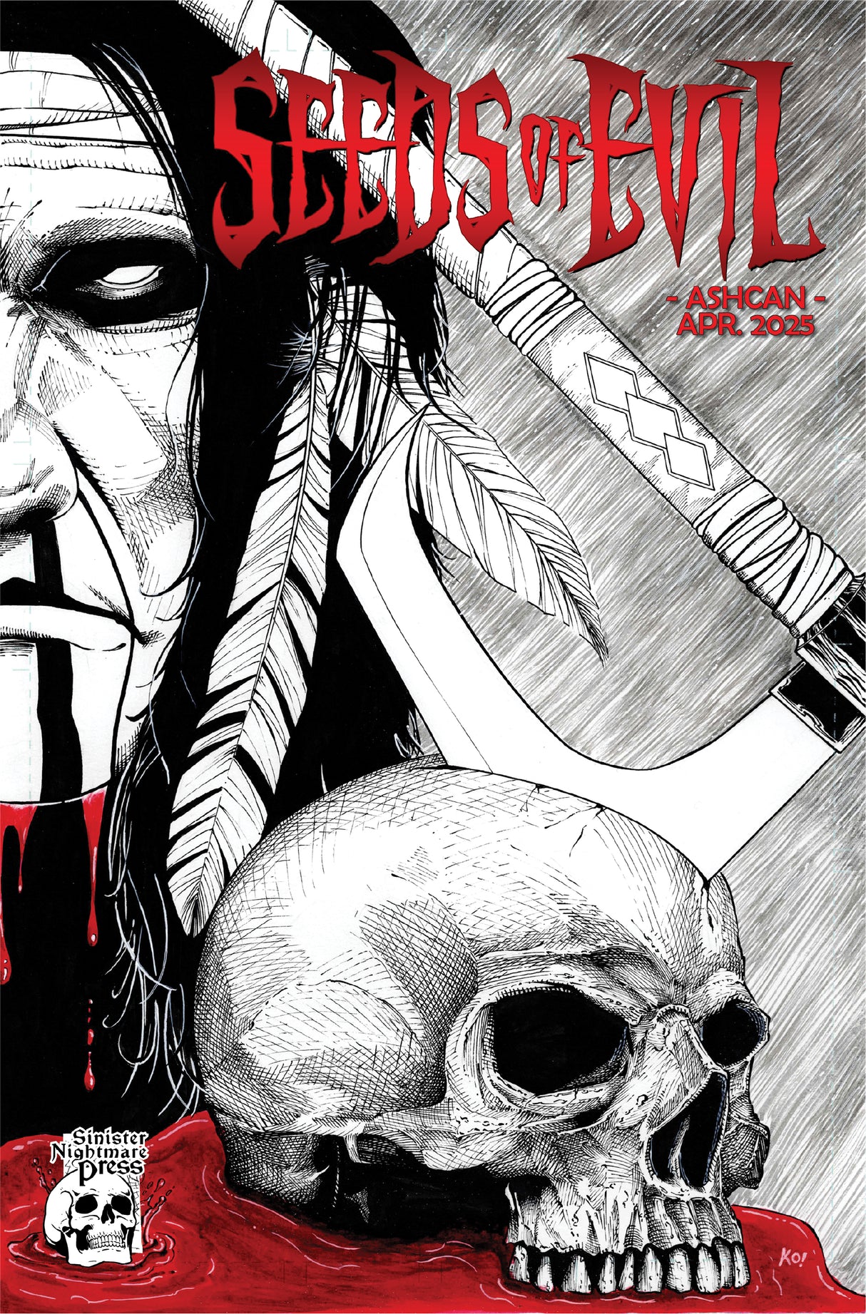 SEEDS OF EVIL #1 PREVIEW - ASHCAN - TONY KORDOS - C2E2 EXCLUSIVE -"SKULL OF EVIL" TRADE DRESS - LTD 100