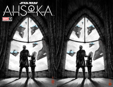 STAR WARS: ASHOKA #8 - TAKASHI OKAZAKI - TD * VIRGIN SET