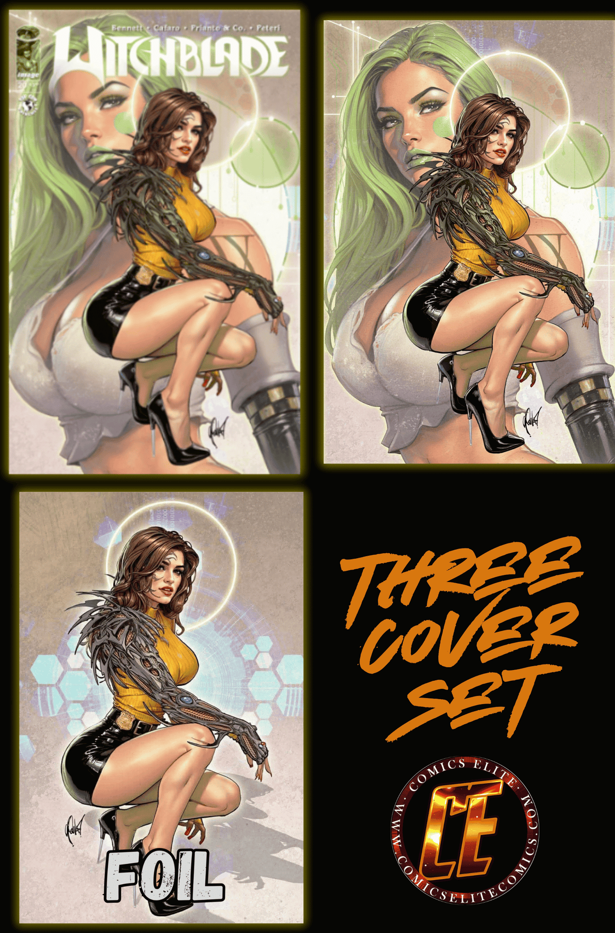 WITCHBLADE #20 - CEDRIC POULAT - SET OF 3 - LTD 500