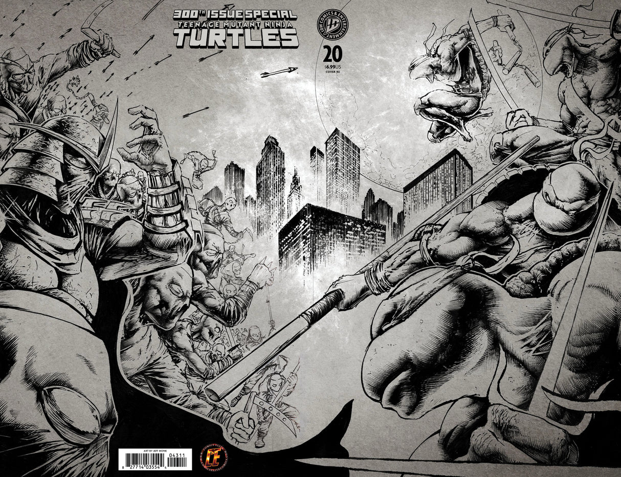 TMNT #20 - MONK - 300TH ISSUE - WRAP - LTD 500