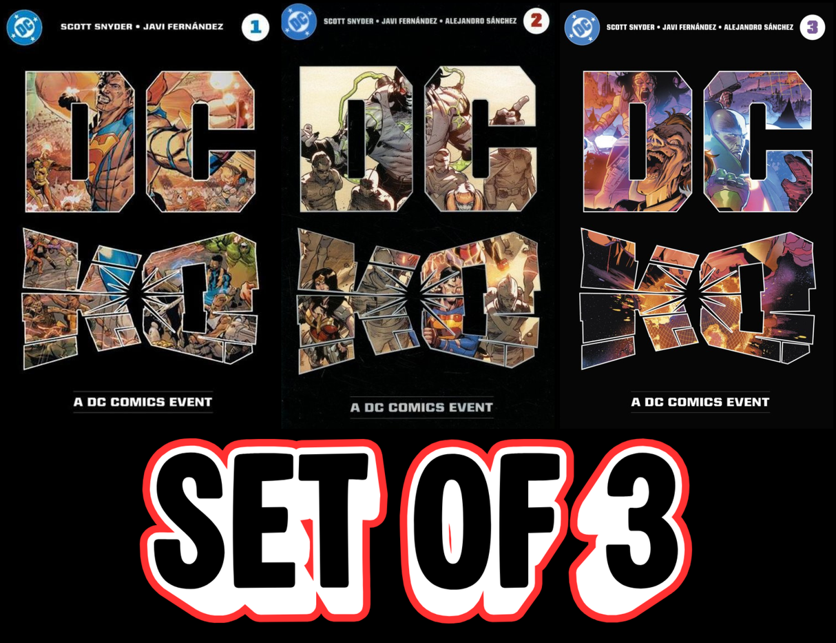 DC K.O. #1, #2 & #3 ACETATE - SET OF 3 (RELEASE 1/14/26)