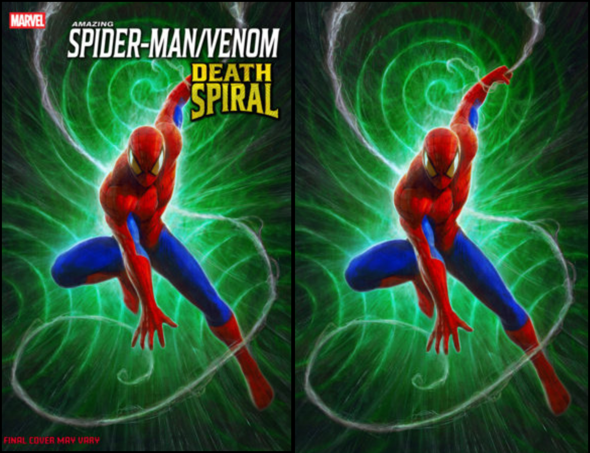 AMAZING SPIDER-MAN/VENOM: DEATH SPIRAL #1 DAVE RAPOZA TD & 1:25 VIRGIN - SET OF 2 (RELEASE: 2/25/26)