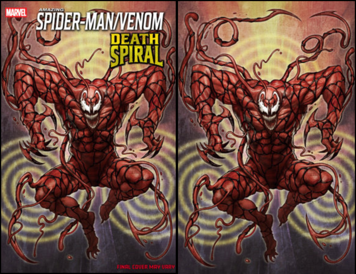 AMAZING SPIDER-MAN/VENOM: DEATH SPIRAL #1 STONEHOUSE TD & 1:50 VIRGIN - SET OF 2 (RELEASE: 2/25/26)