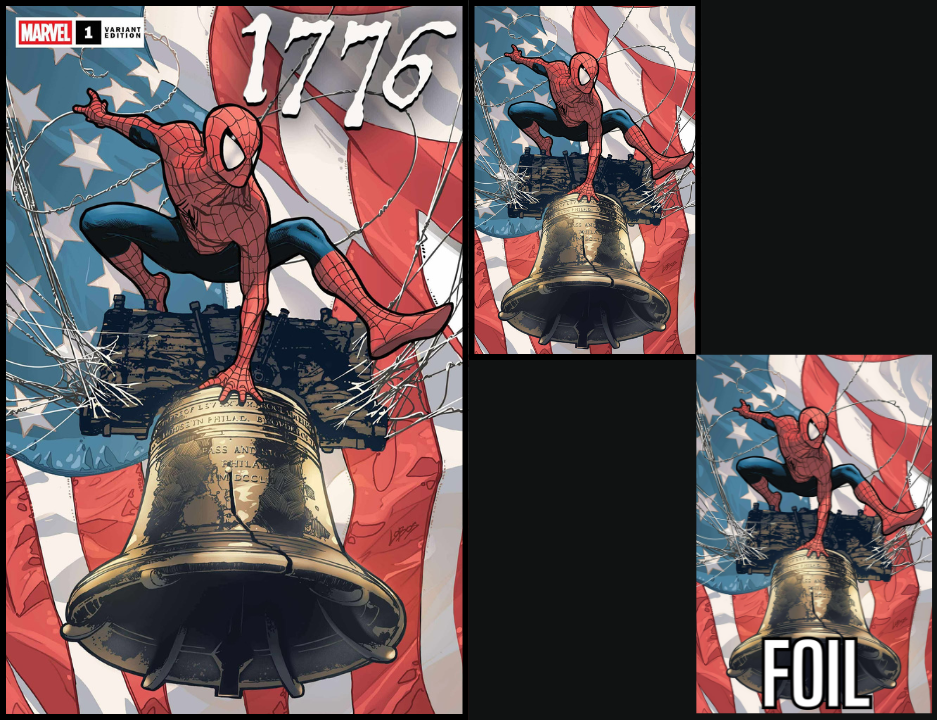 1776 #1 LOBOS - TRADE DRESS, VIRGIN, AND FOIL - SET OF 3