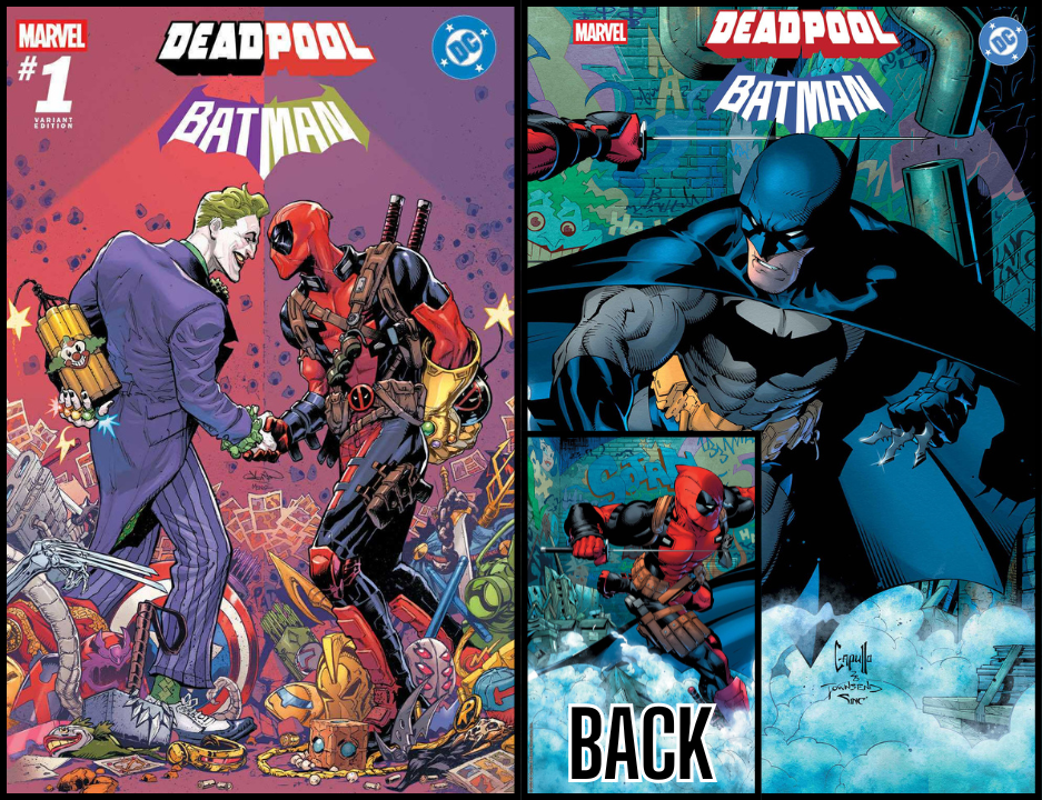 MARVEL/DC: DEADPOOL/BATMAN #1 GLEASON - 616 SHARED EXCLUSIVE - TRADE DRESS & CAPULLO WRAP - SET OF 2 (RELEASE: 9/17/25)