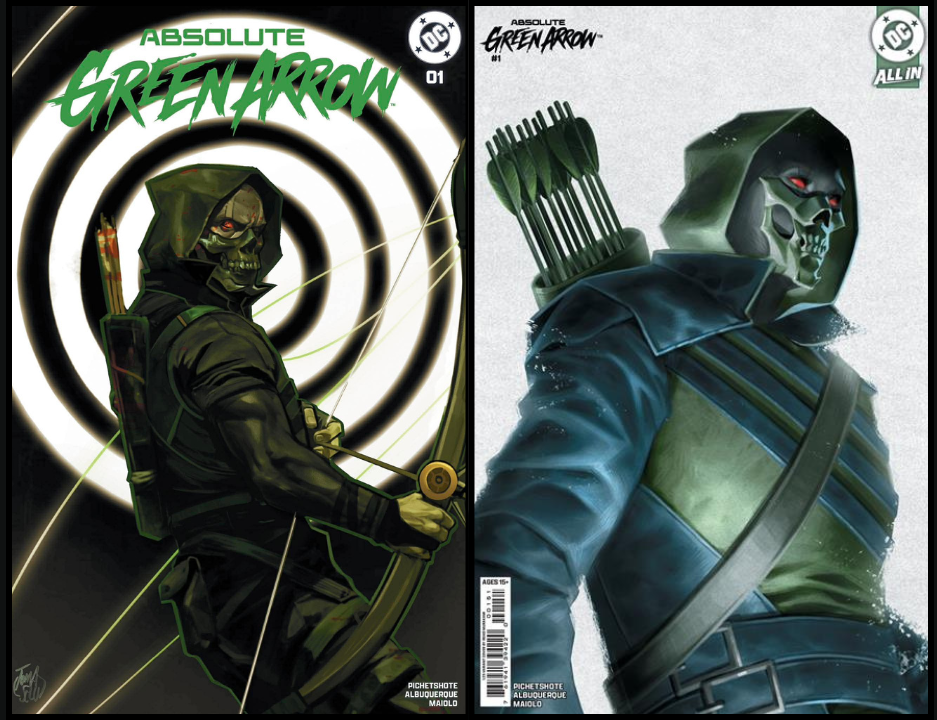 ABSOLUTE GREEN ARROW #1 - TOMASELLI TD & 1:25 RATIO - 2 COVER SET - (RELEASE: 5/20/26)
