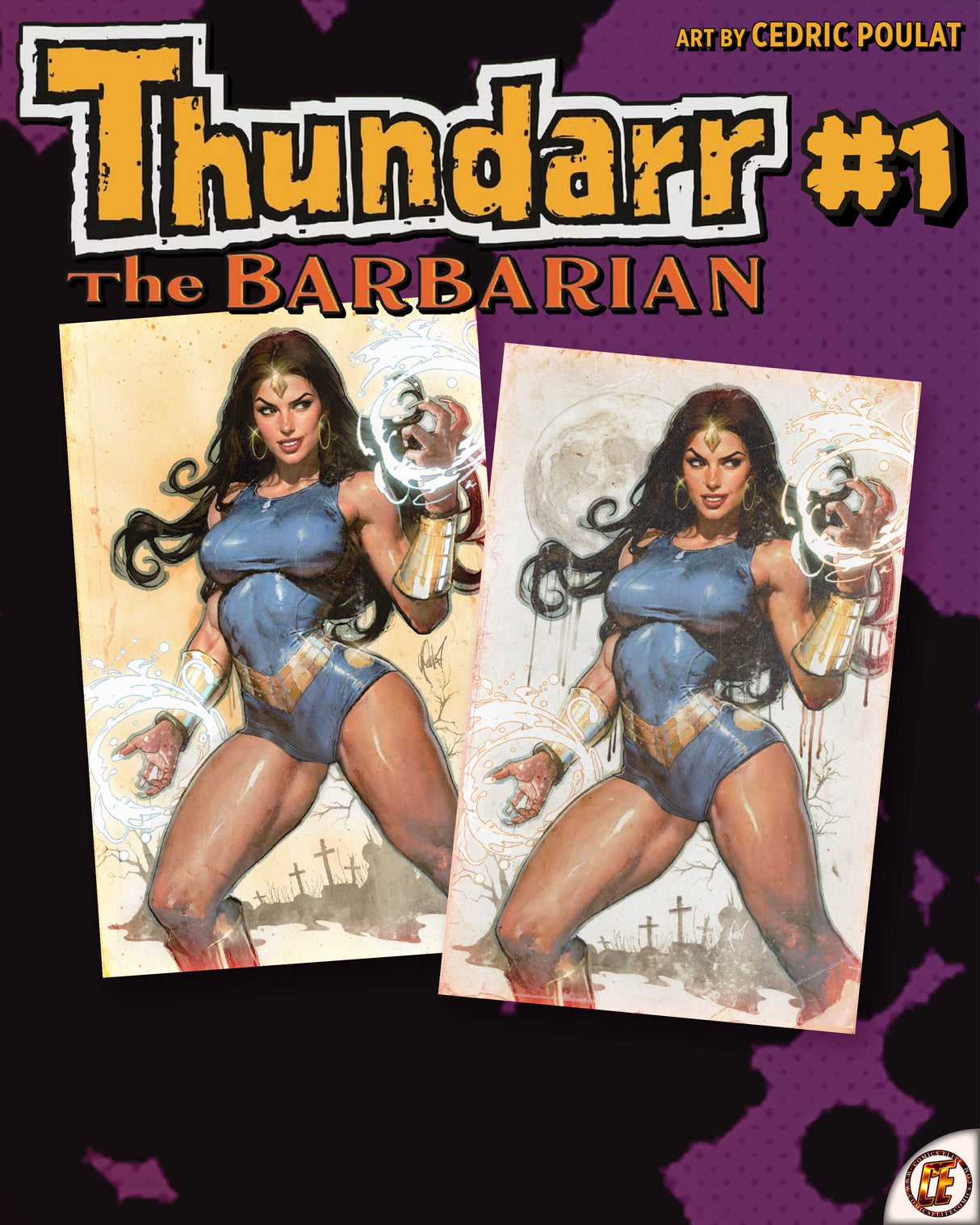 THUNDARR #1 POULAT - VIRGIN GREY & YELLOW - SET OF 2