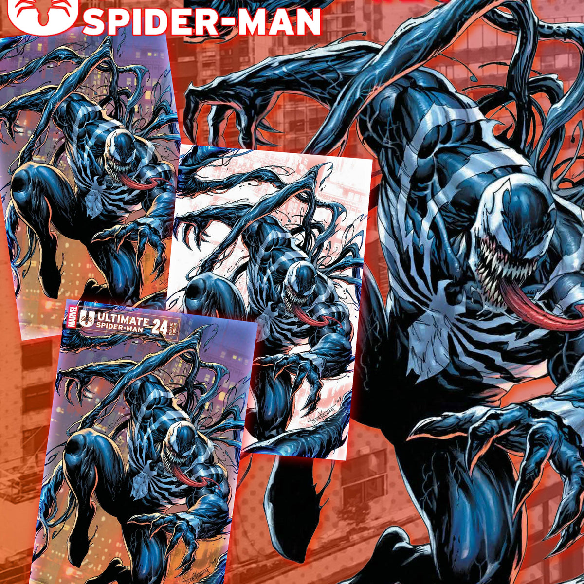 ULTIMATE SPIDER-MAN #24 KIRKHAM - TRADE DRESS, VIRGIN AND COLOR SPLASH