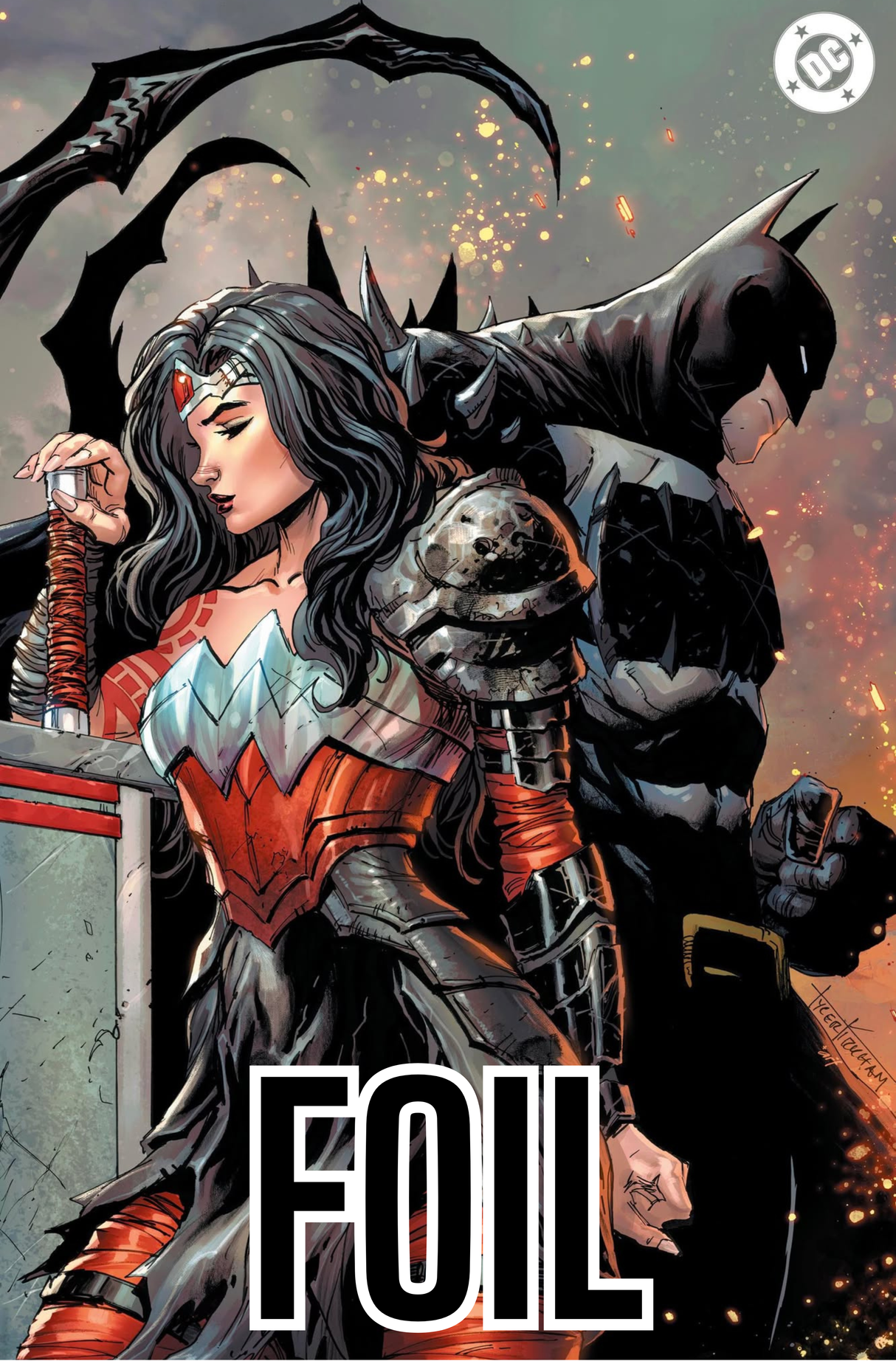 ABSOLUTE WONDER WOMAN #15 KIRKHAM - SUPRISE FULL FOIL - LTD 1000