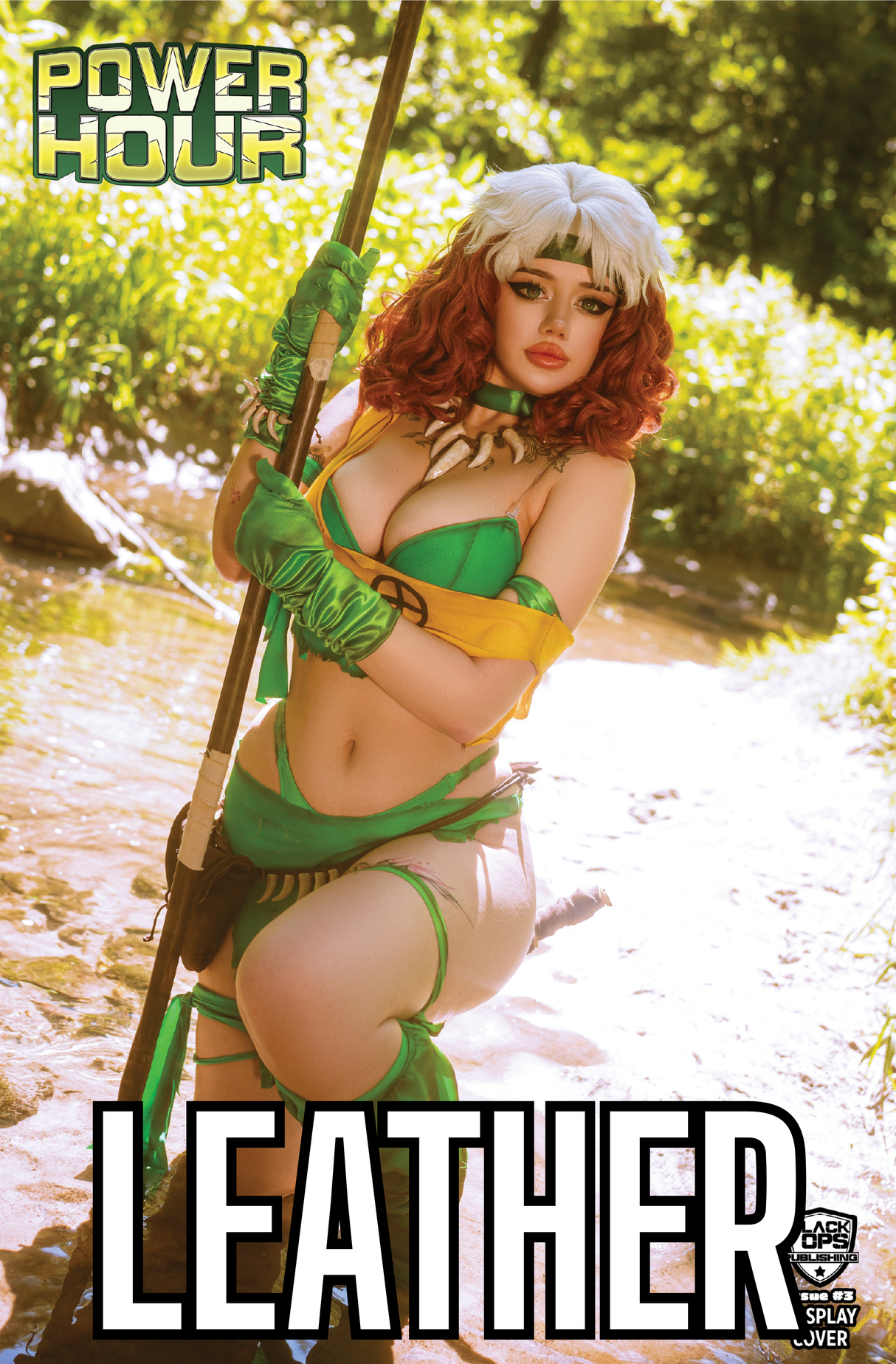 POWER HOUR #3 KATSUMI TORI COSPLAY - "MUTANT" - TRADE TEASE LEATHER - LTD 5