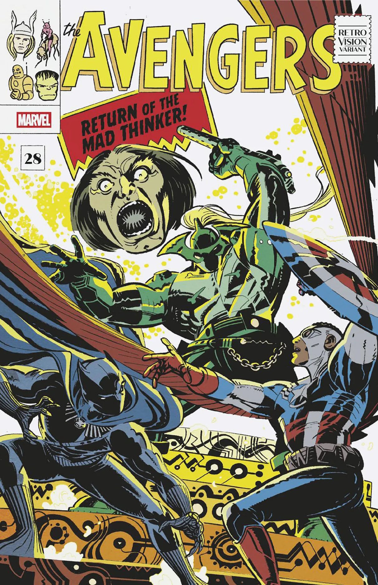 AVENGERS #28 WES CRAIG RETROVISION VARIANT (RELEASE: 7/02/25)