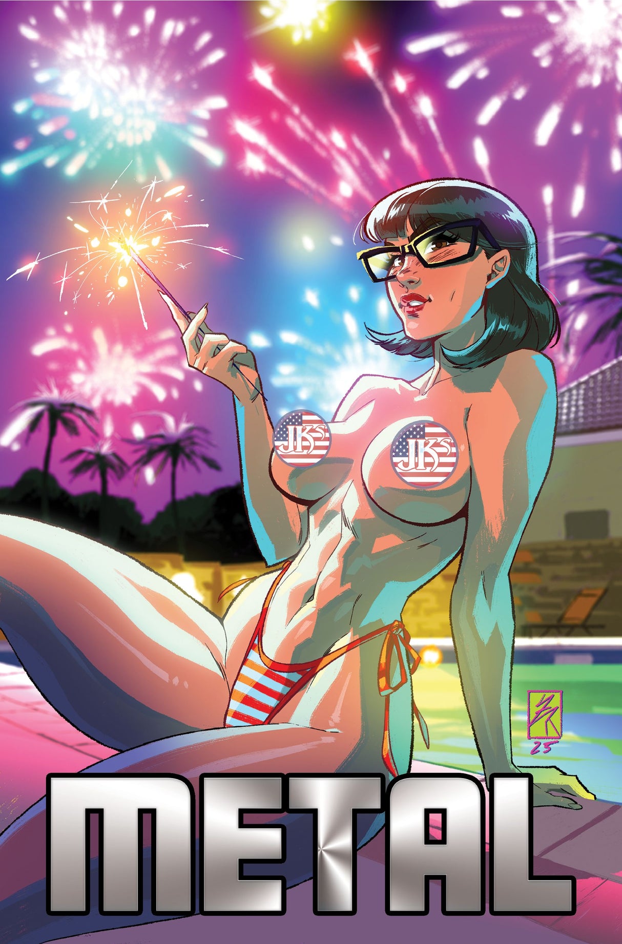 JINKIES #2 ZACH RAW "POOLSIDE" - NAUGHTY METAL - LTD 5