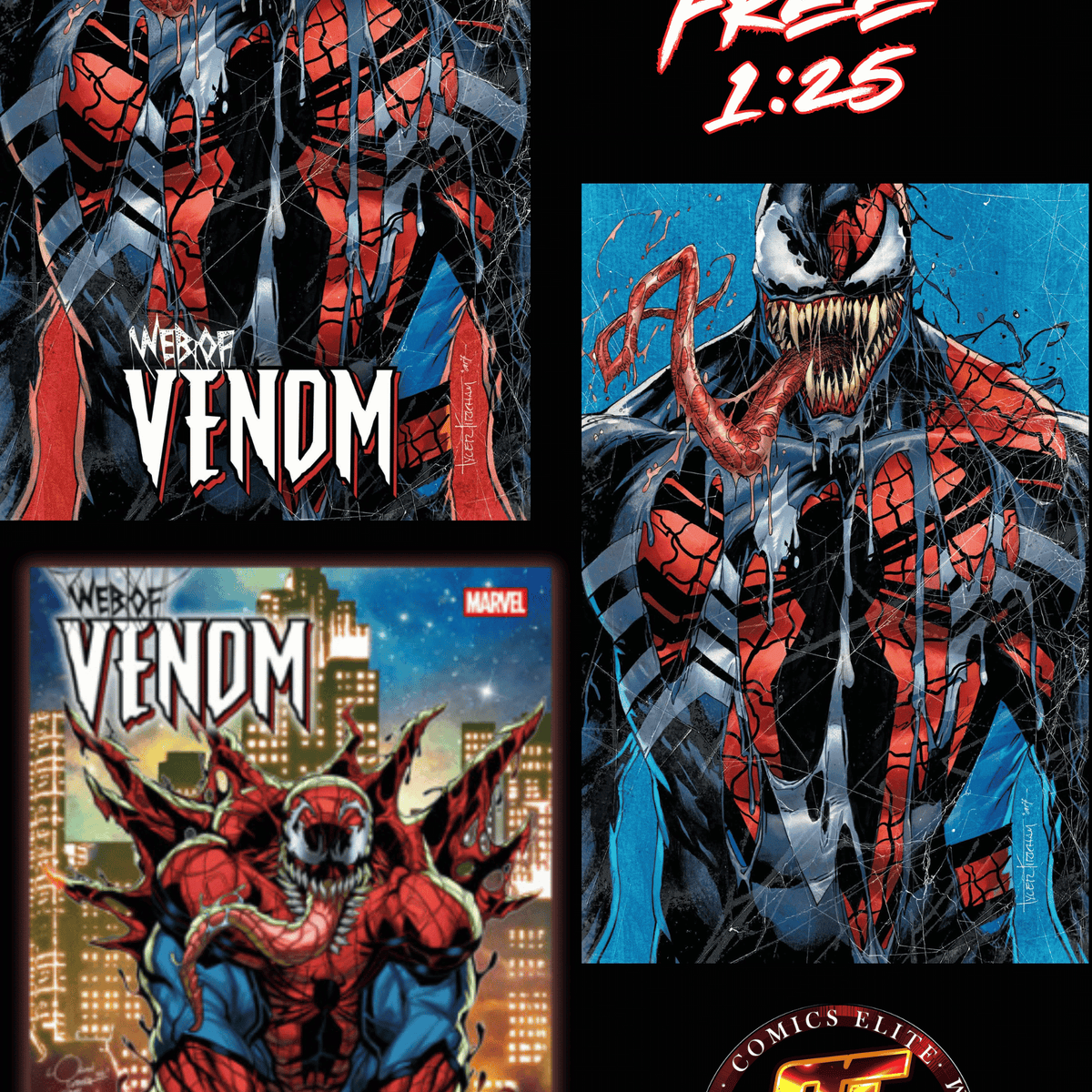 WEB OF VENOM #1 - TRADE - VIRGIN w/ FREE 1:25 RATIO - RELEASE (4/6/26)